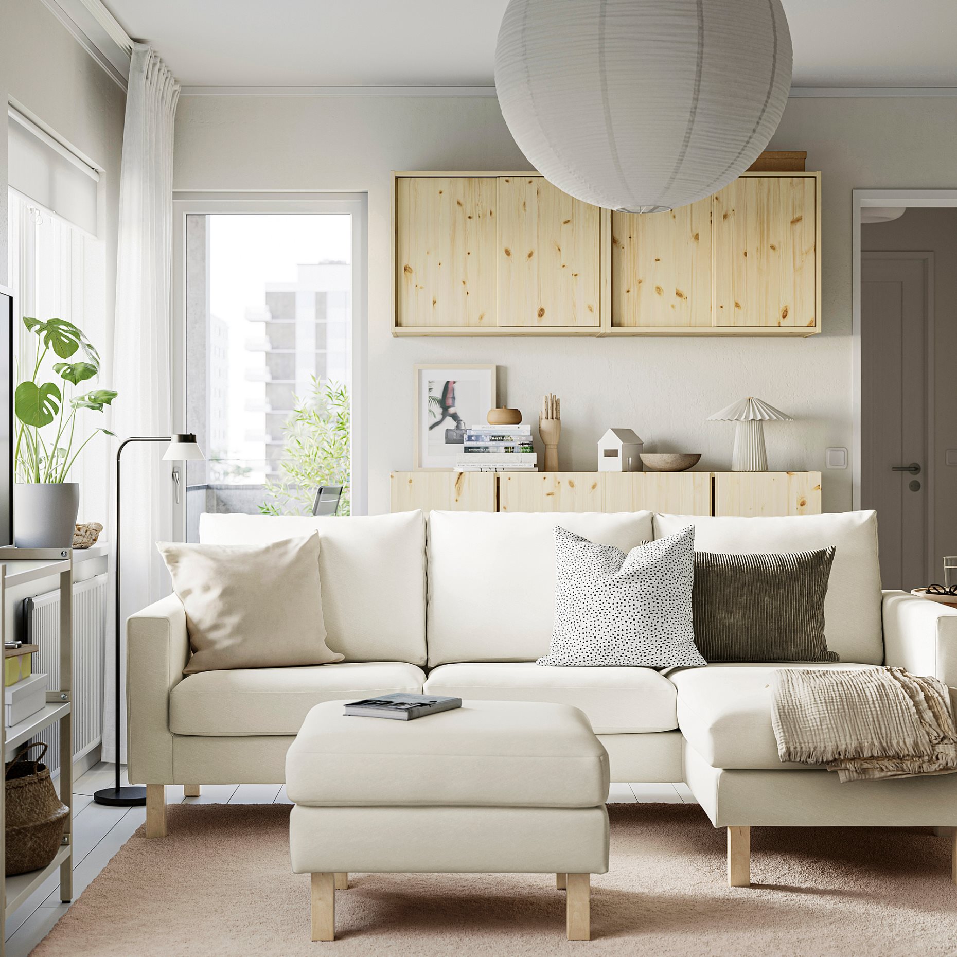 SALTSJÖBADEN, 3-местен диван с лежанка, 496.275.66