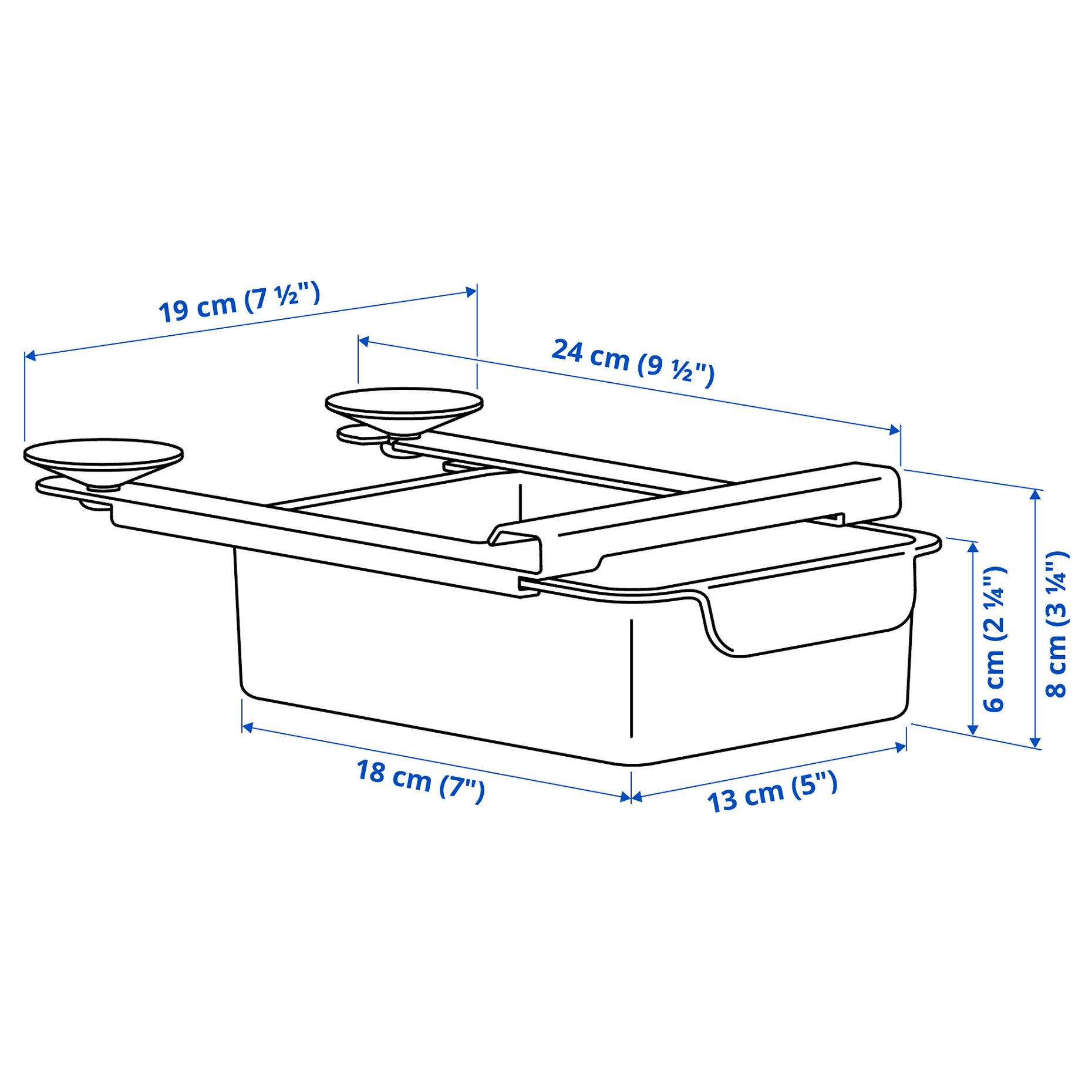 KLIPPKAKTUS, Кутия за хладилник, 505.704.08