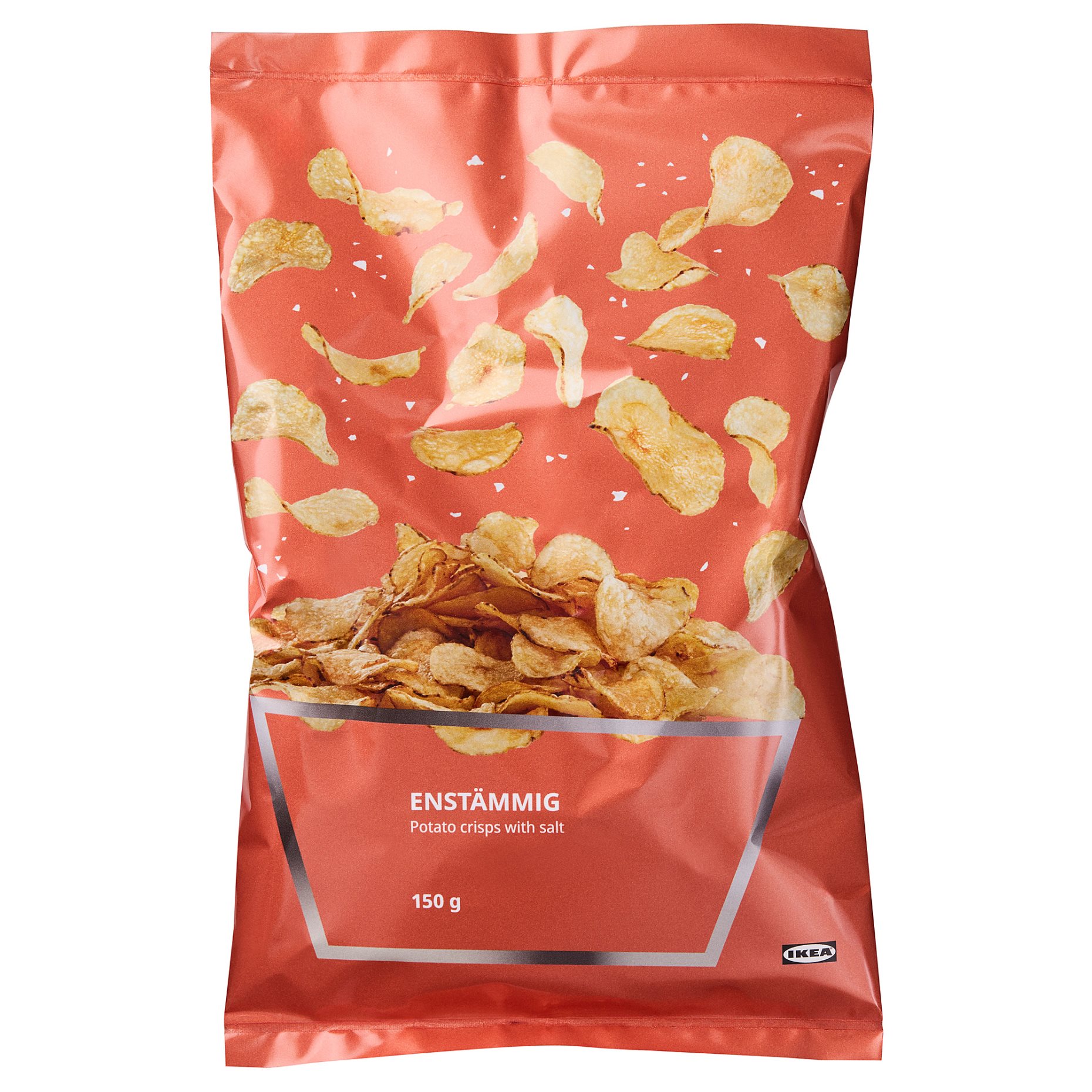 ENSTAMMIG, Картофен чипс с вкус на сол, 150 г, 505.847.02