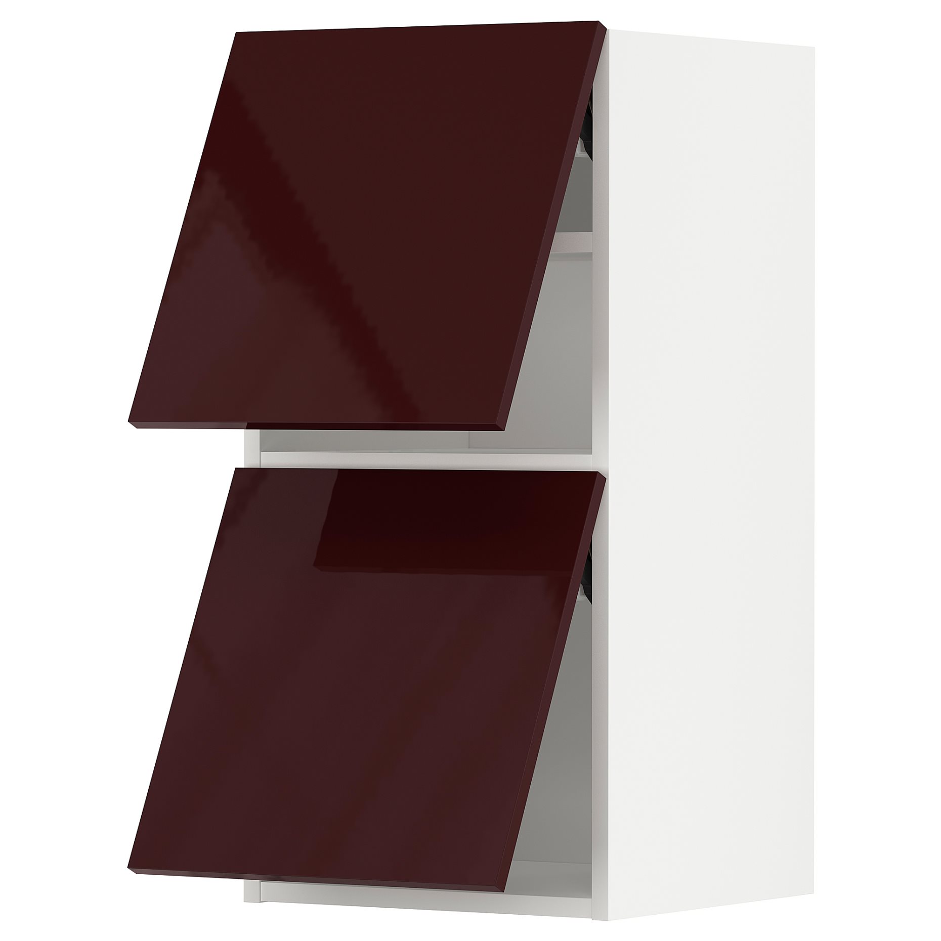 METOD, стенен хоризонтален шкаф с 2 врати, 40x80 см, 593.930.10