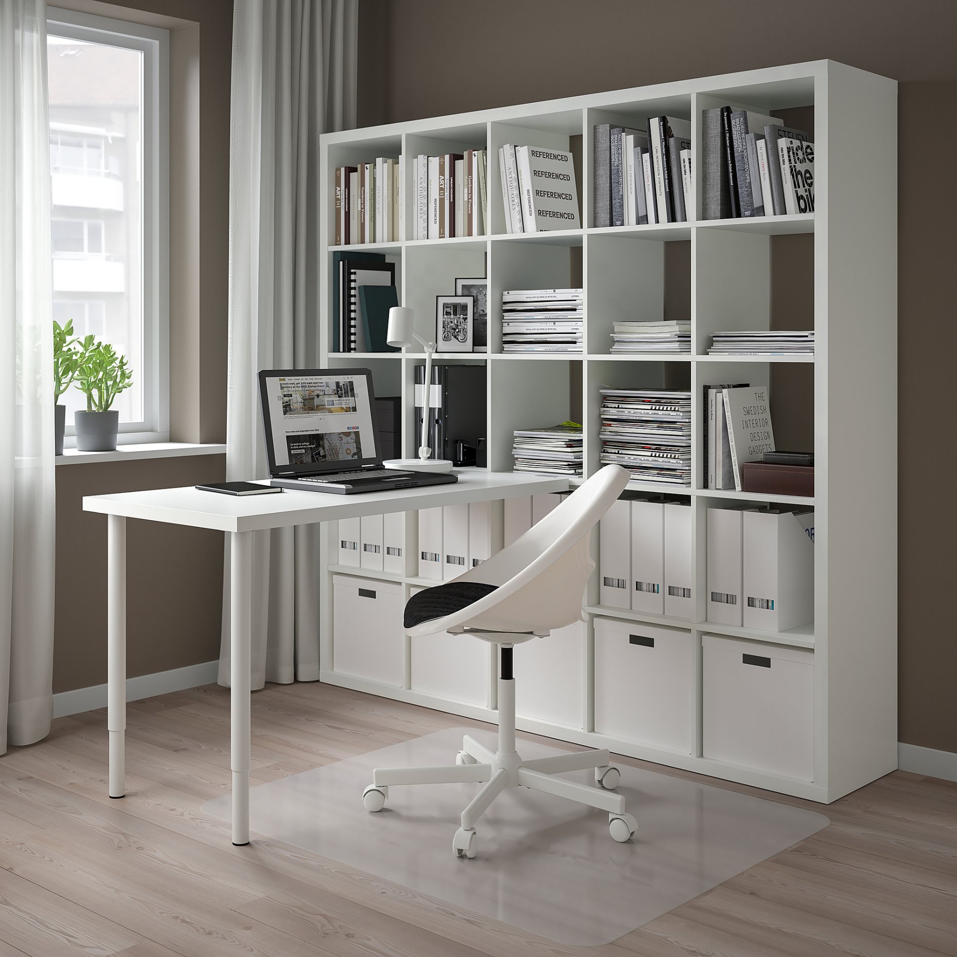 KALLAX/LAGKAPTEN, Комбинация - бюро, 594.816.53