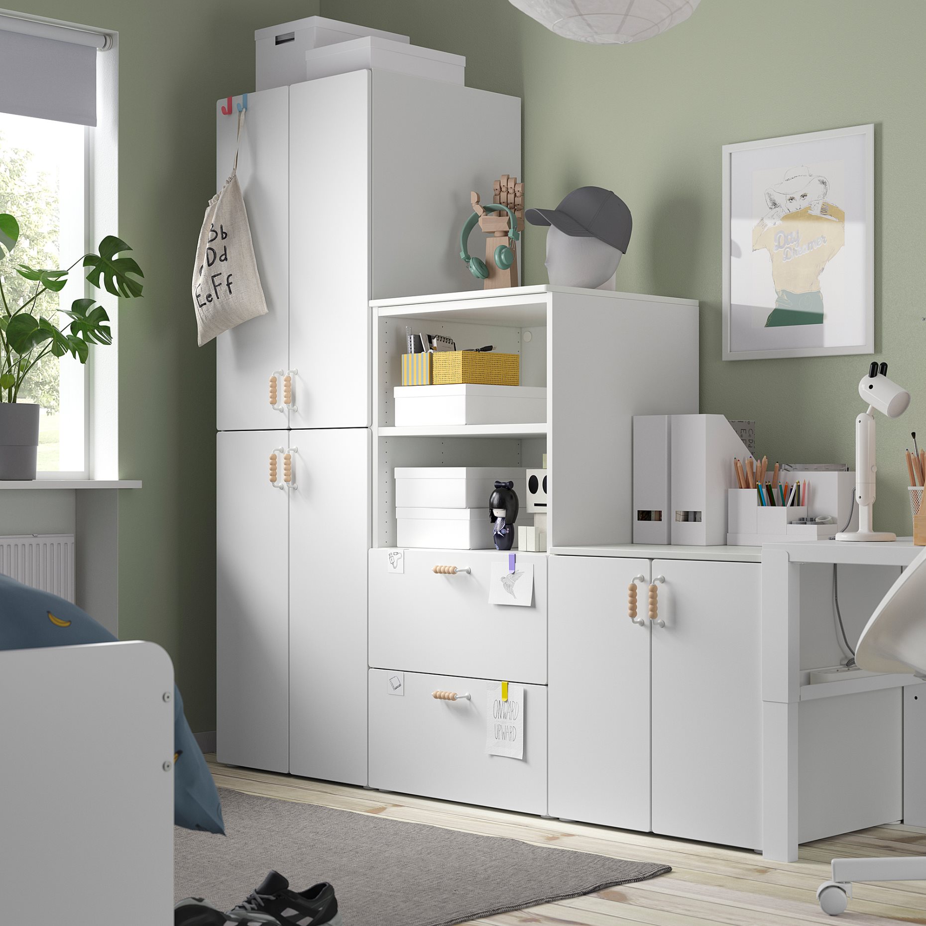 SMASTAD/PLATSA, комб. артикули за съхранение, 594.860.71