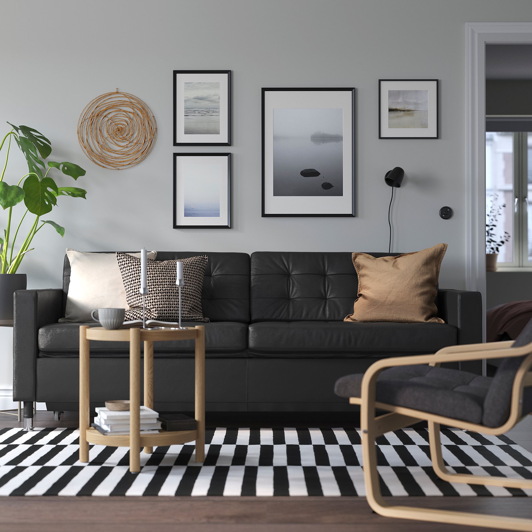 LANDSKRONA, 3-местен разтегателен диван, 594.898.66