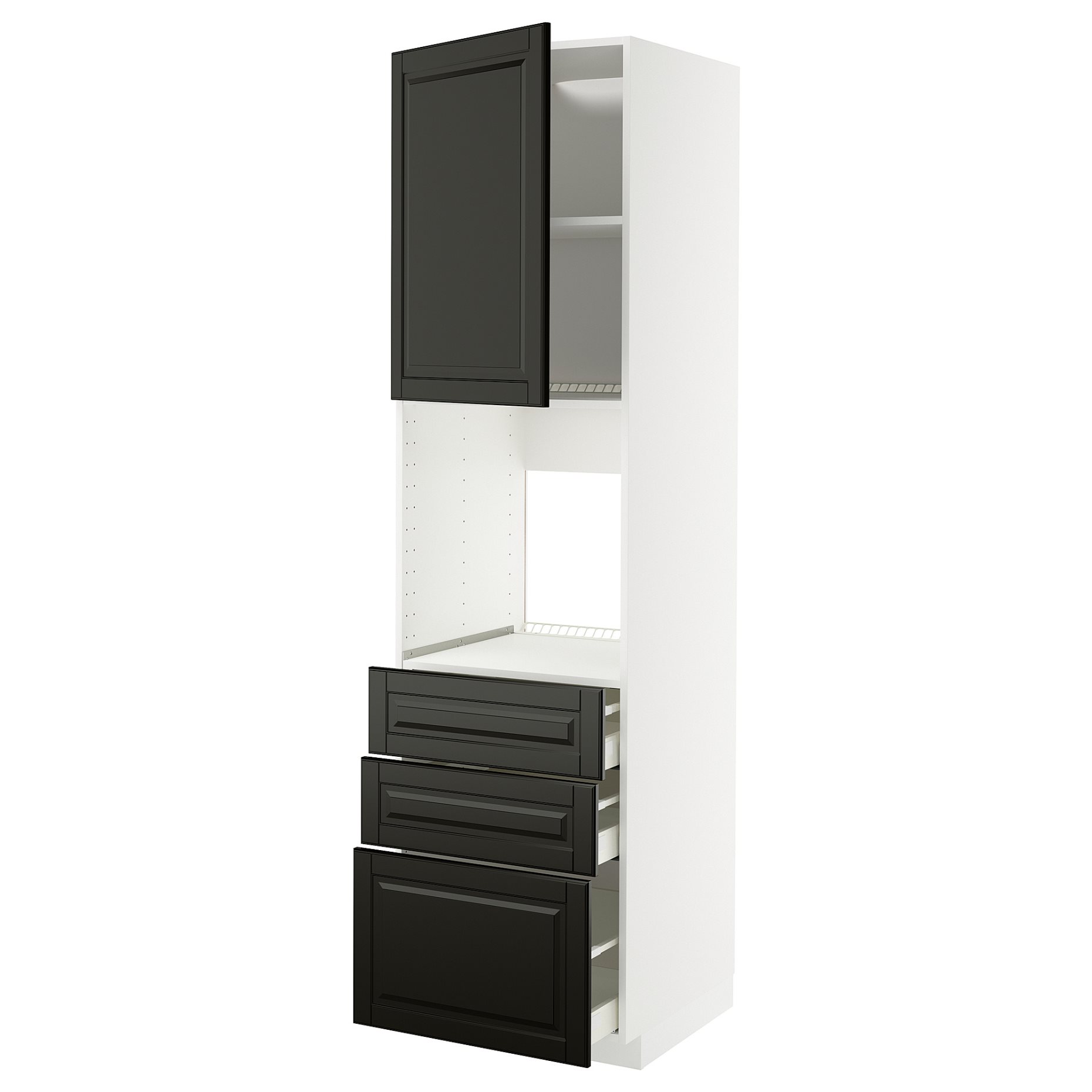 METOD/MAXIMERA, висок шкаф за фурна с врата/3 чекм., 595.786.93