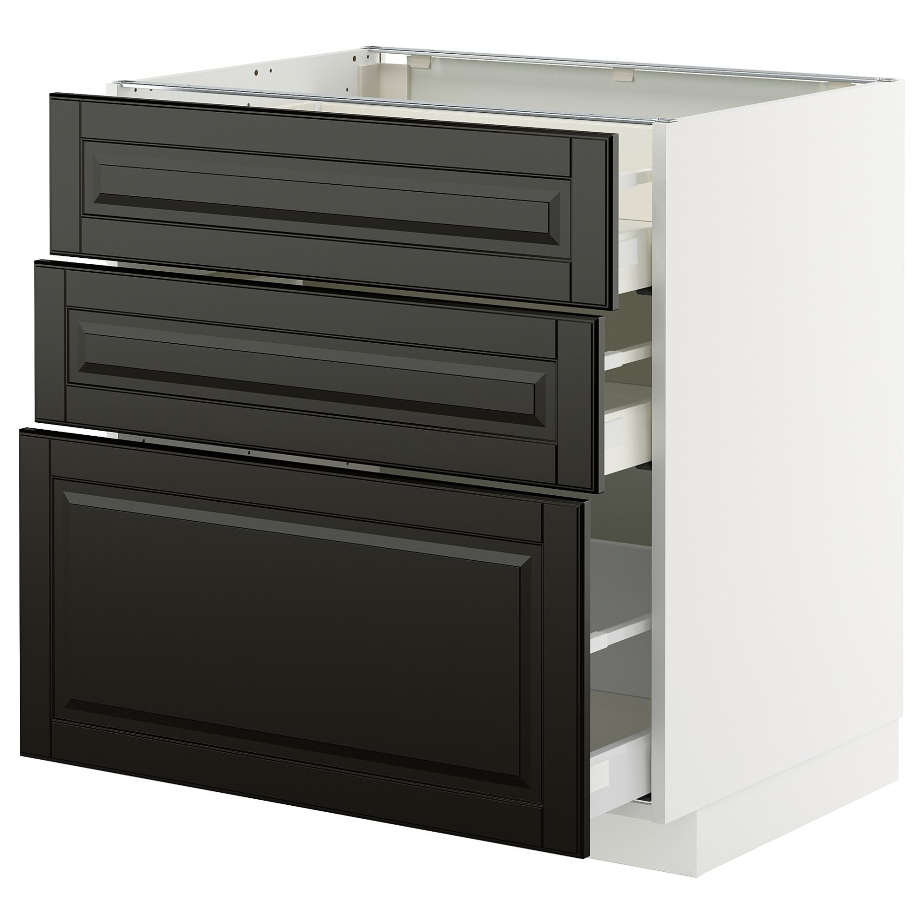 METOD/MAXIMERA, долен шкаф с 3 чекмеджета, 595.789.90