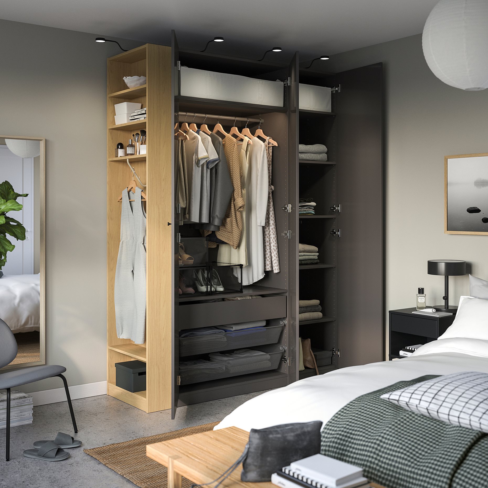 PAX/FORSAND, гардероб - комбинация, 596.069.26