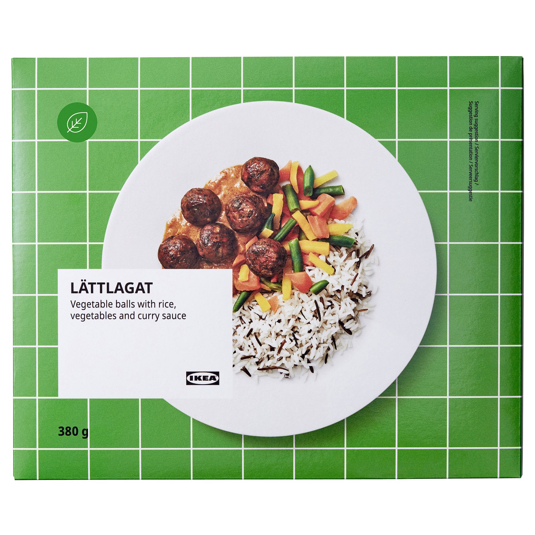 LATTLAGAT, Зеленчукови кюфтенца с ориз, 380 г, 605.061.72