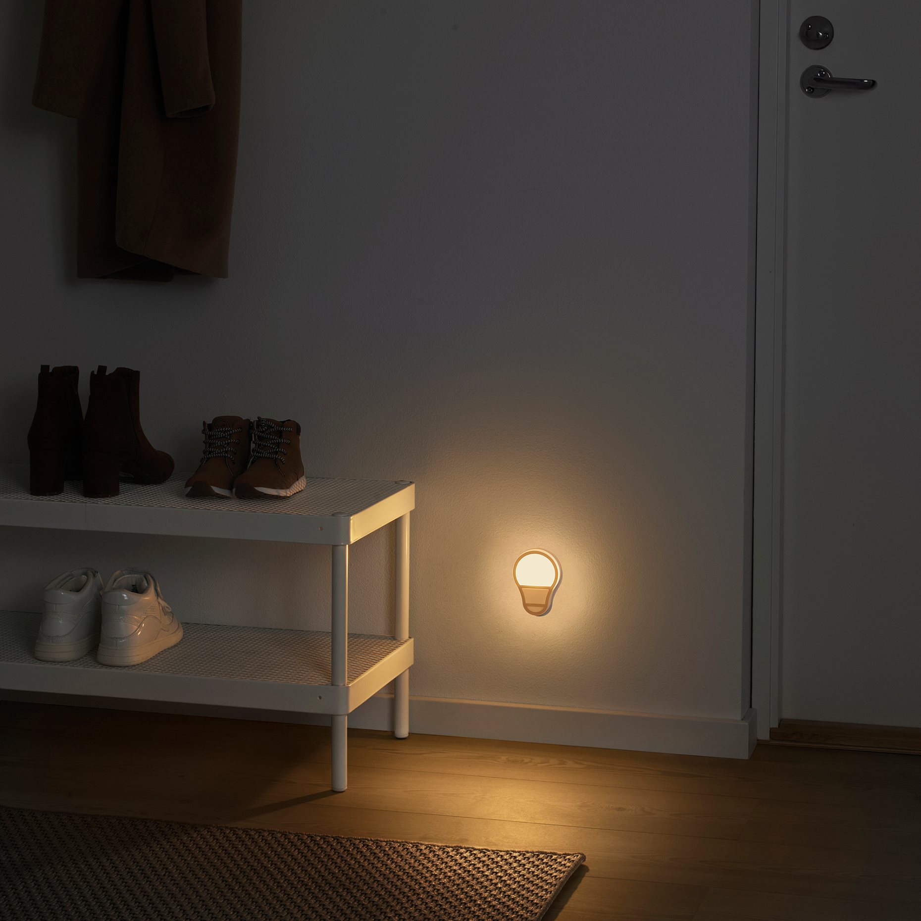 ANKARLÄGG, LED нощна лампа със сензор, на батерии, 606.128.27