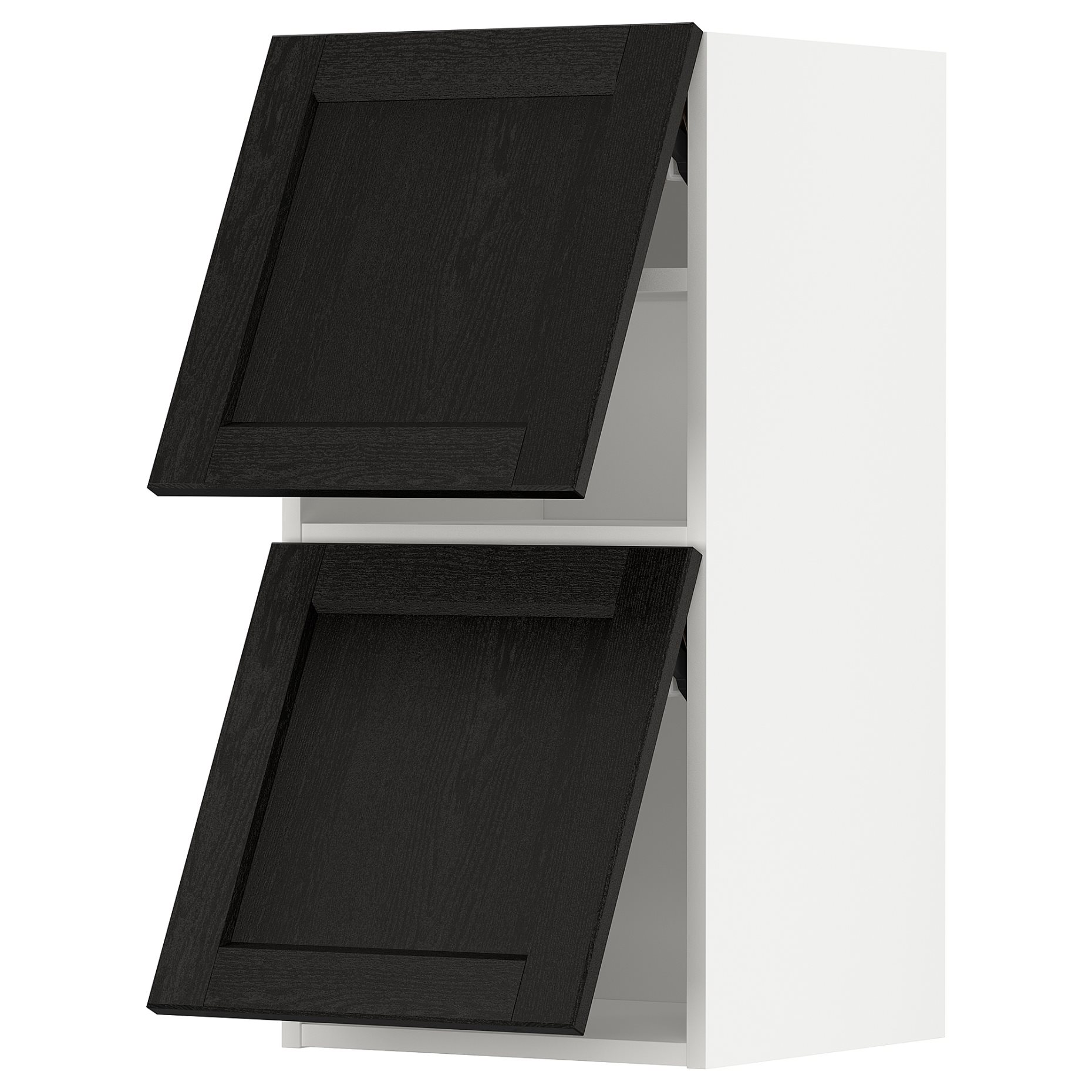 METOD, стенен хоризонтален шкаф с 2 врати, 40x80 см, 693.930.38
