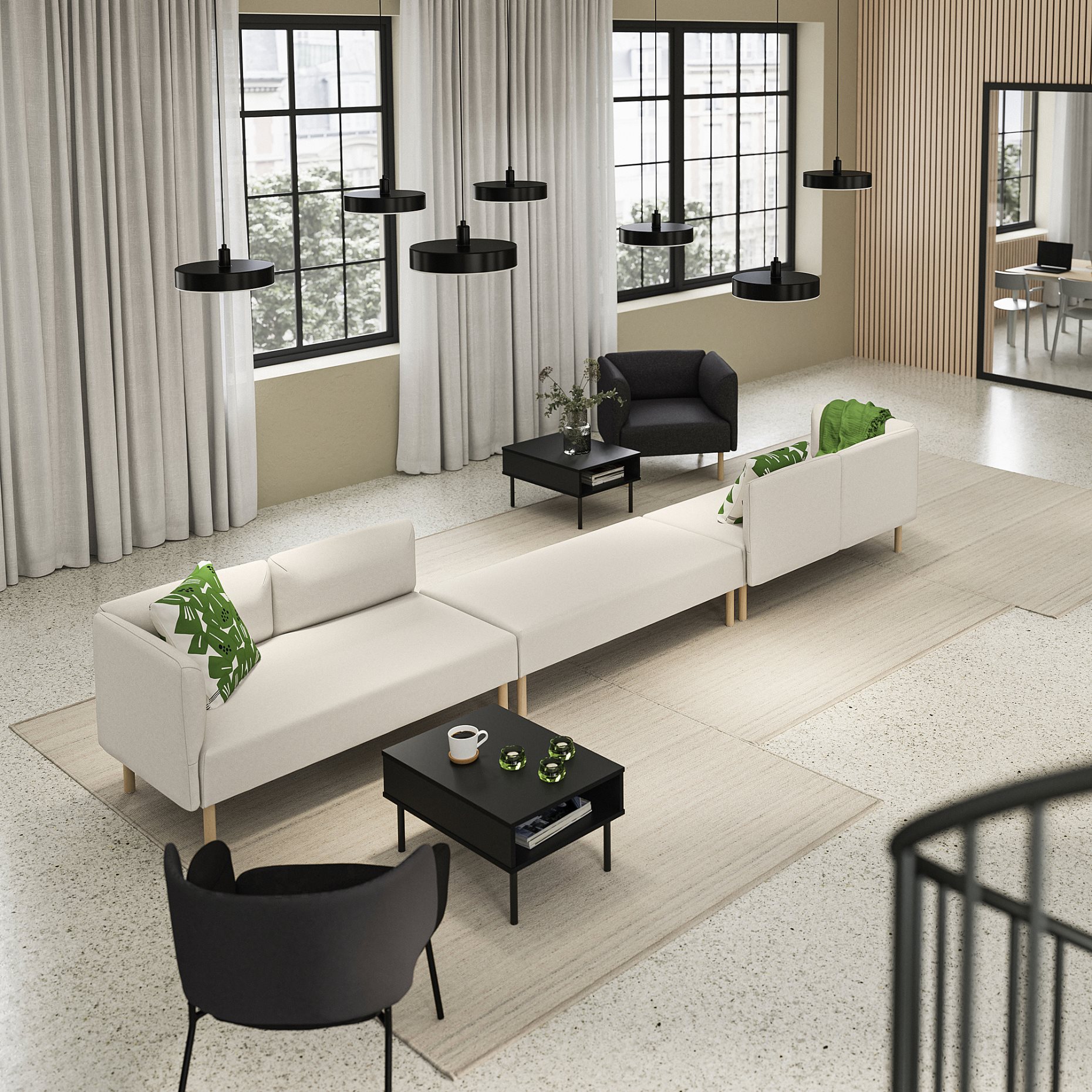LILLEHEM, 6-местен модулен диван, 695.362.21