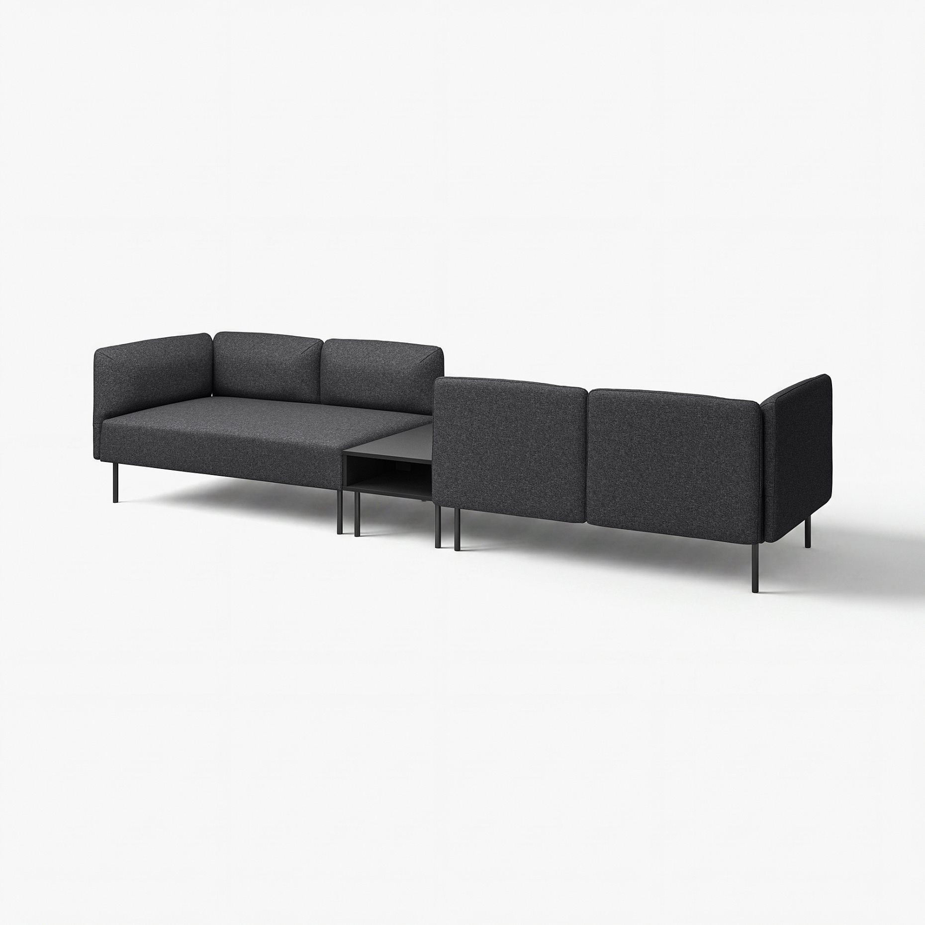 LILLEHEM, 4-местен модулен диван с маса, 695.362.35