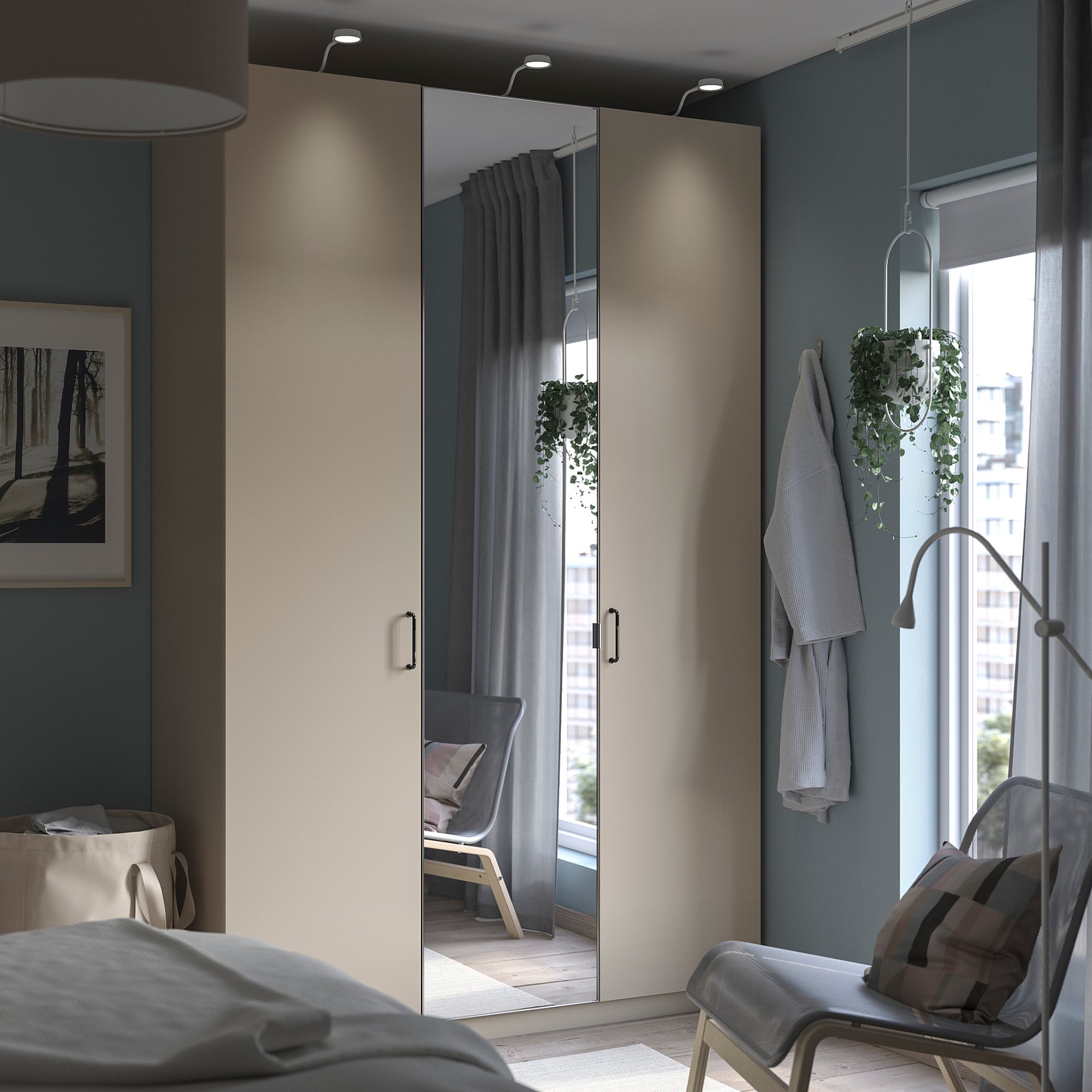 PAX/FORSAND/AHEIM, гардероб - комбинация, 695.622.34
