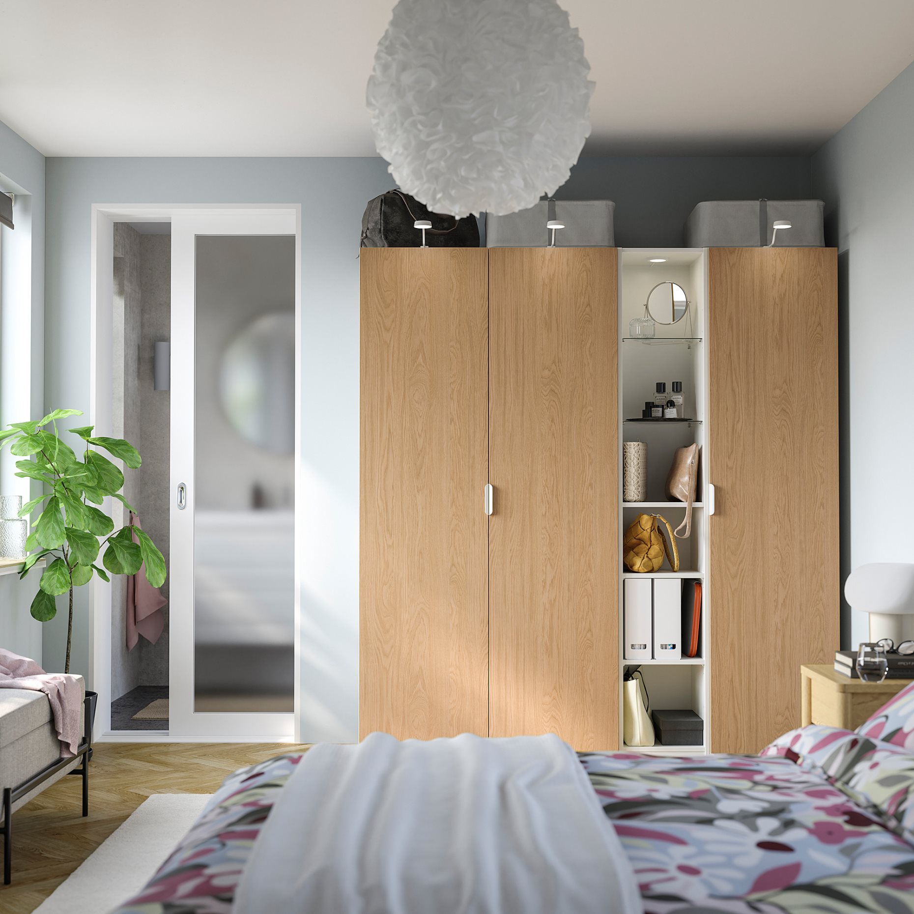 PAX/STORKLINTA, гардероб - комбинация, 696.072.18