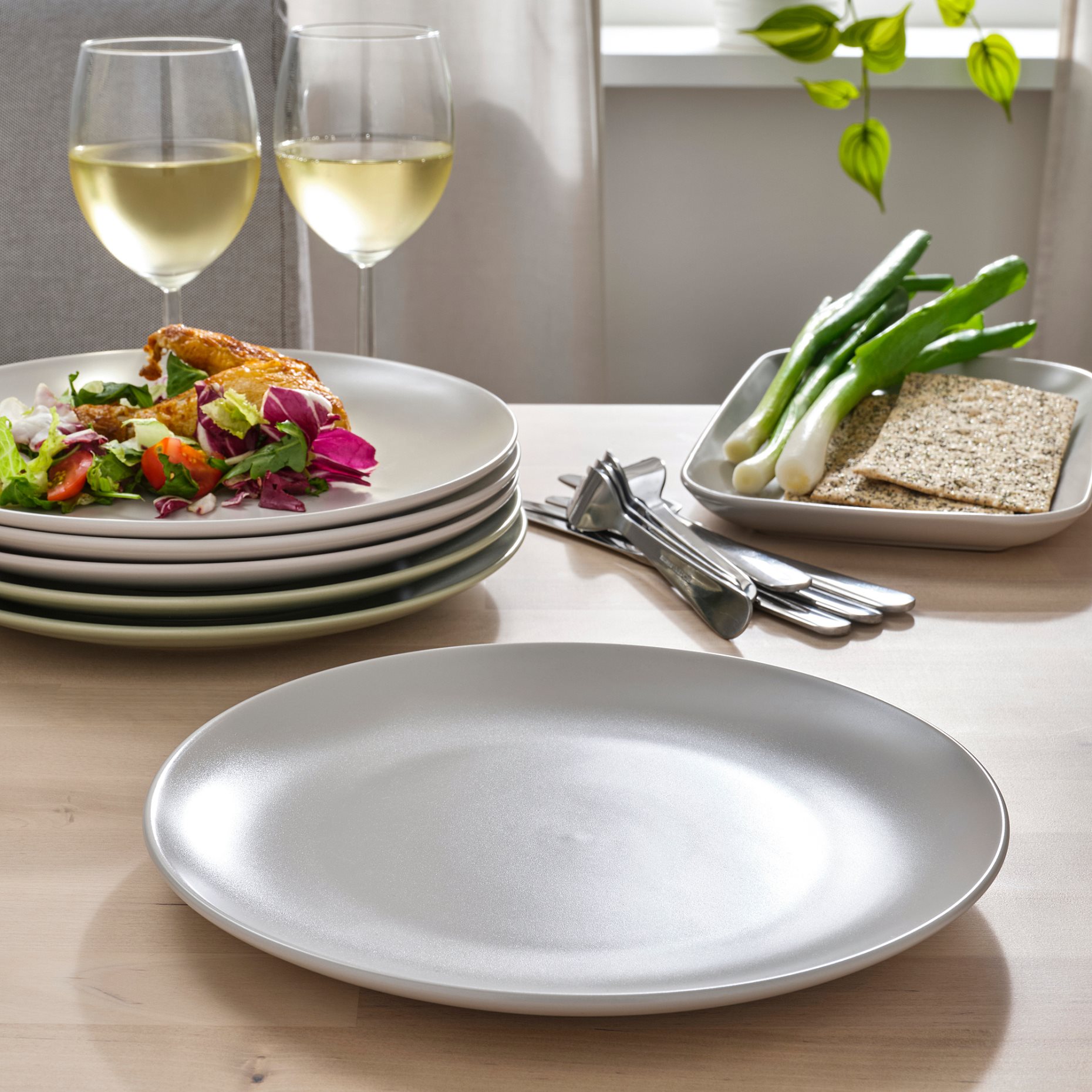 FÄRGKLAR, чиния, 26 см, 4 бр. в к-т, 704.796.44