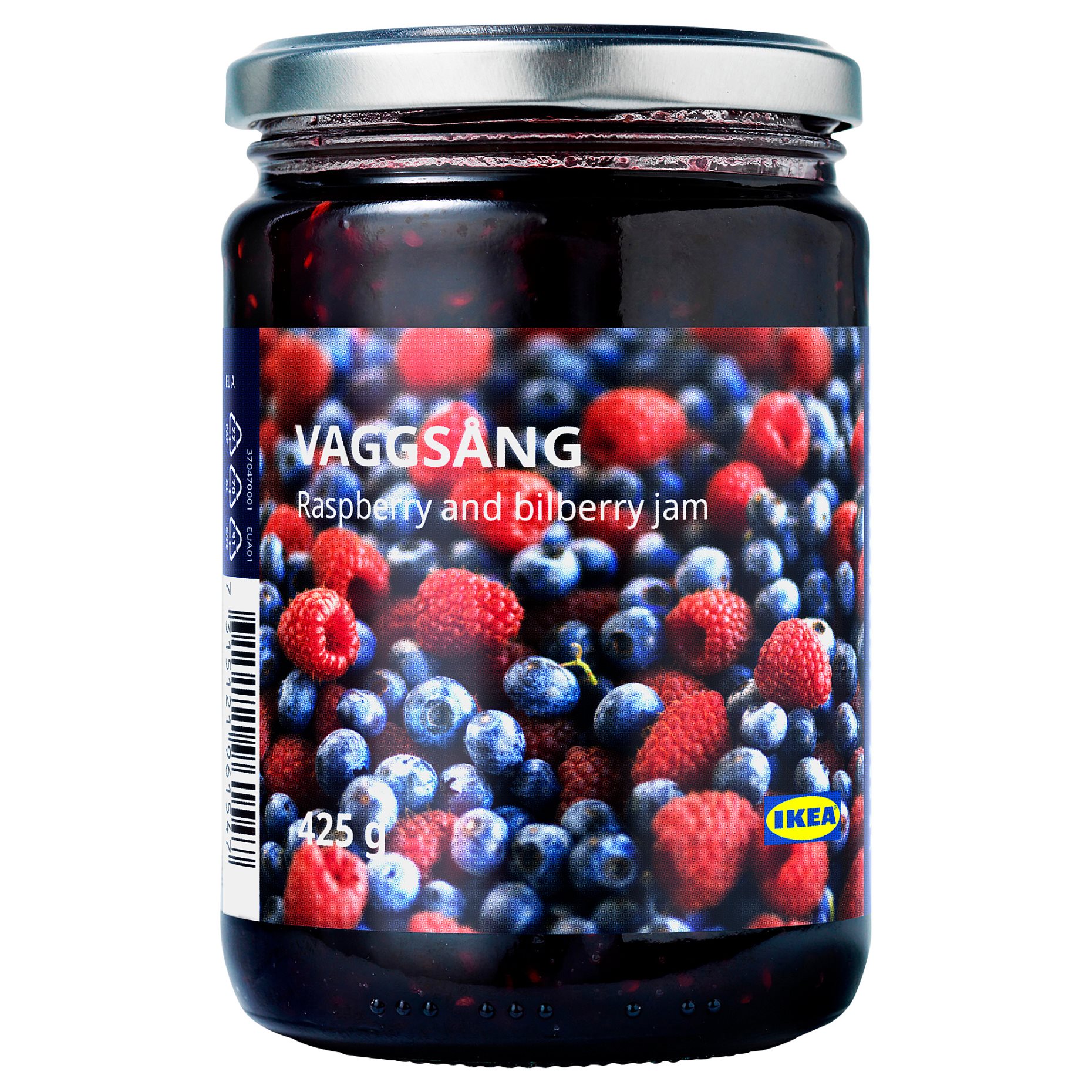 VAGGSANG, Конфитюр от малини и черни боровинки, 425 гр, 706.078.54