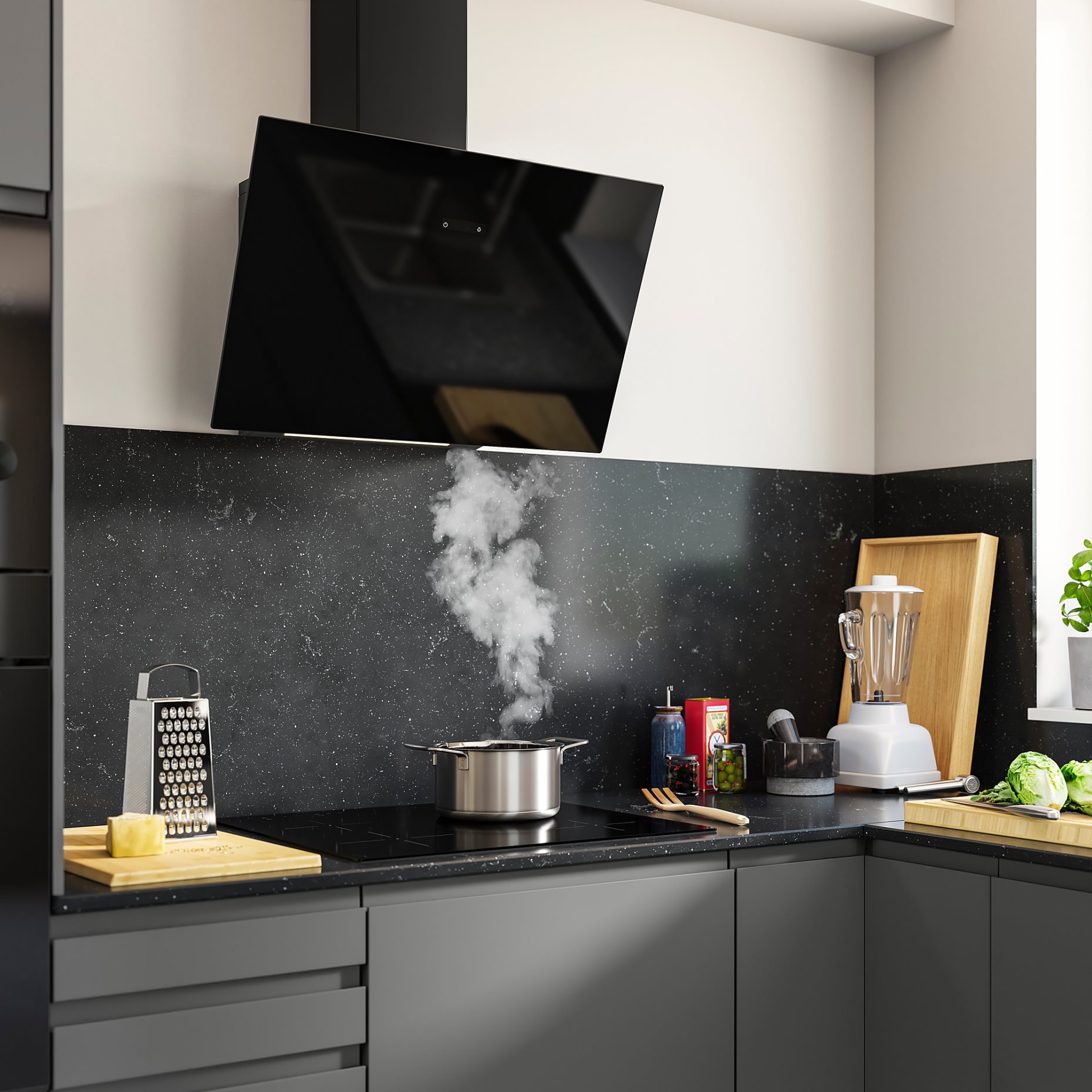 KNUVEBO, аспиратор за стенен монтаж, IKEA 500, 70 см, 706.156.32