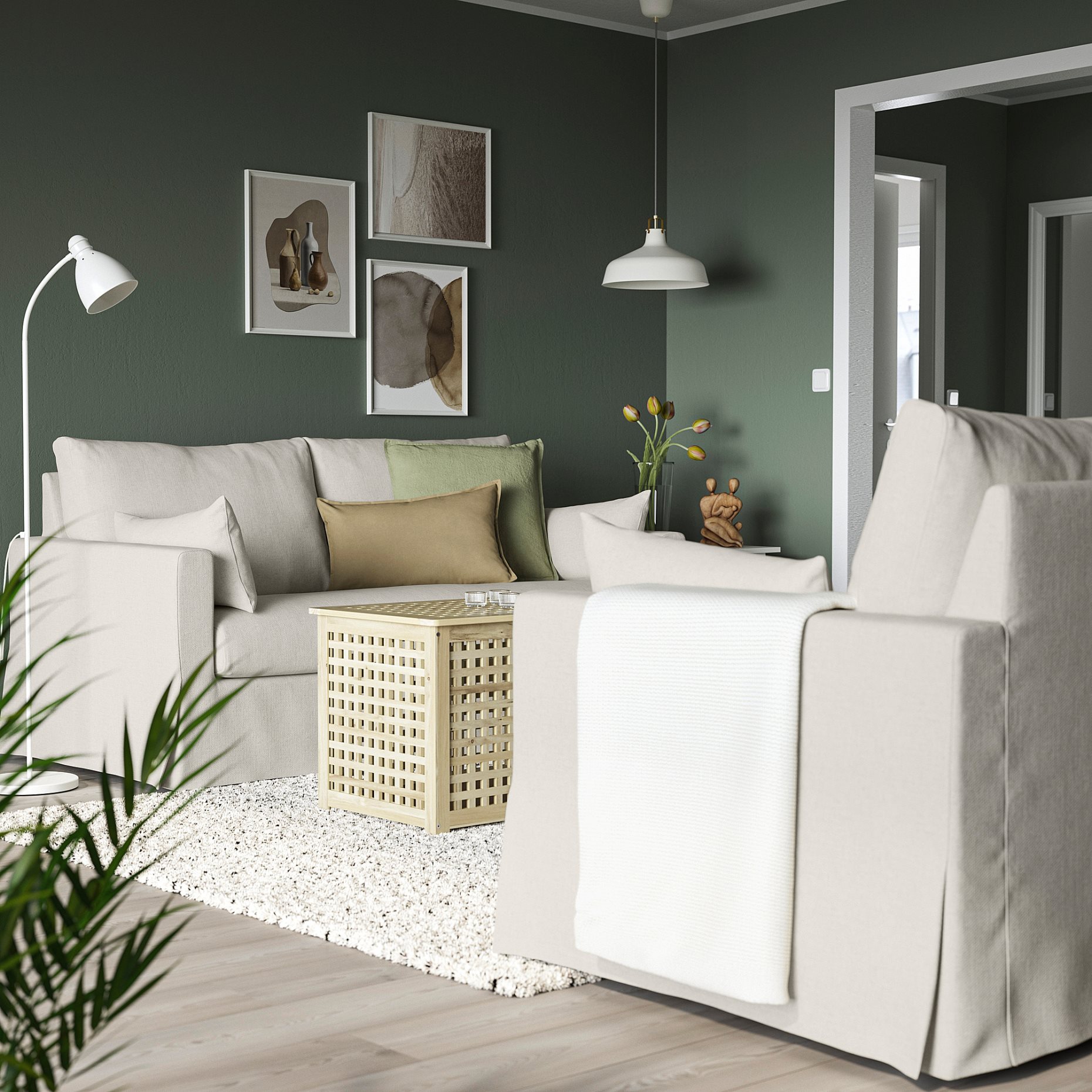 HYLTARP, 2-местен диван, 794.896.10