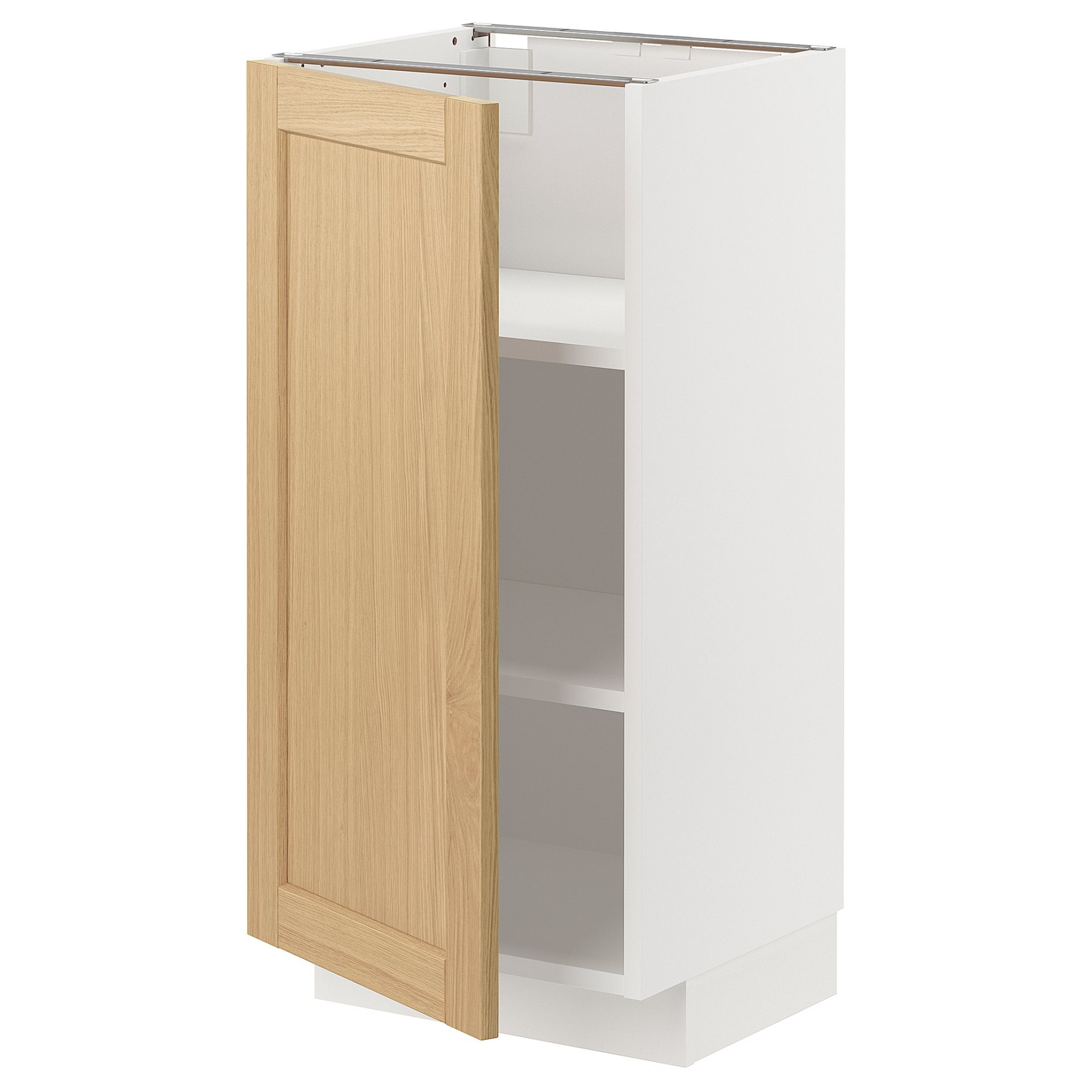 METOD, долен шкаф с рафтове, 795.090.95