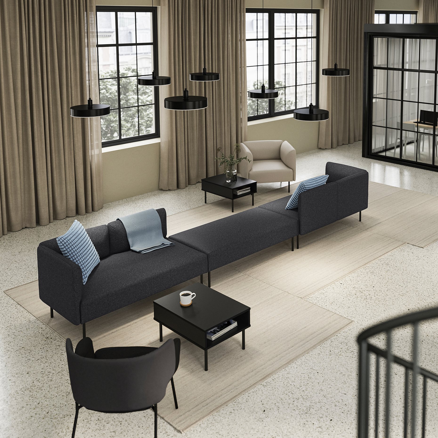 LILLEHEM, 6-местен модулен диван, 795.362.06