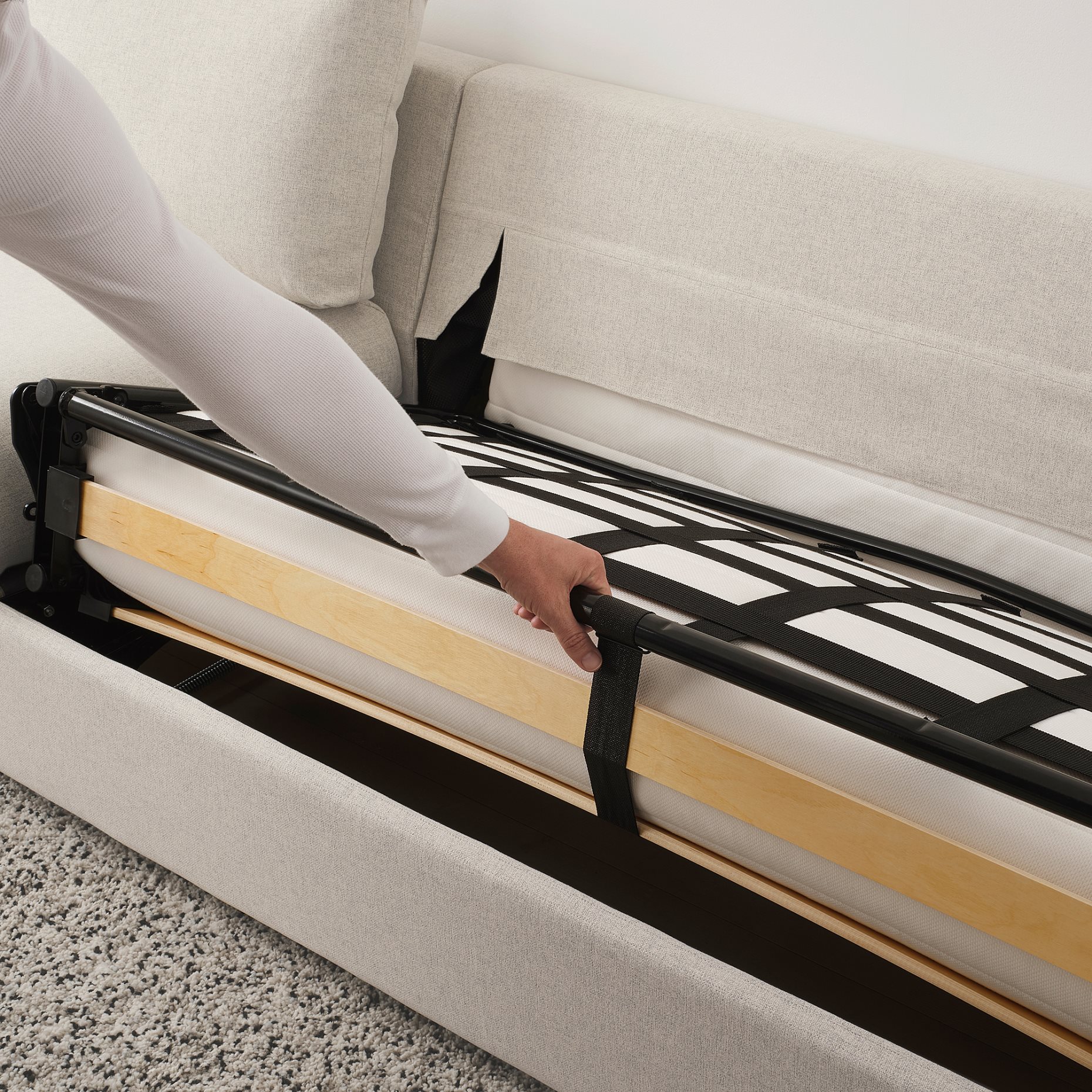 VIMLE, 3-местен разтегателен диван, 795.452.15