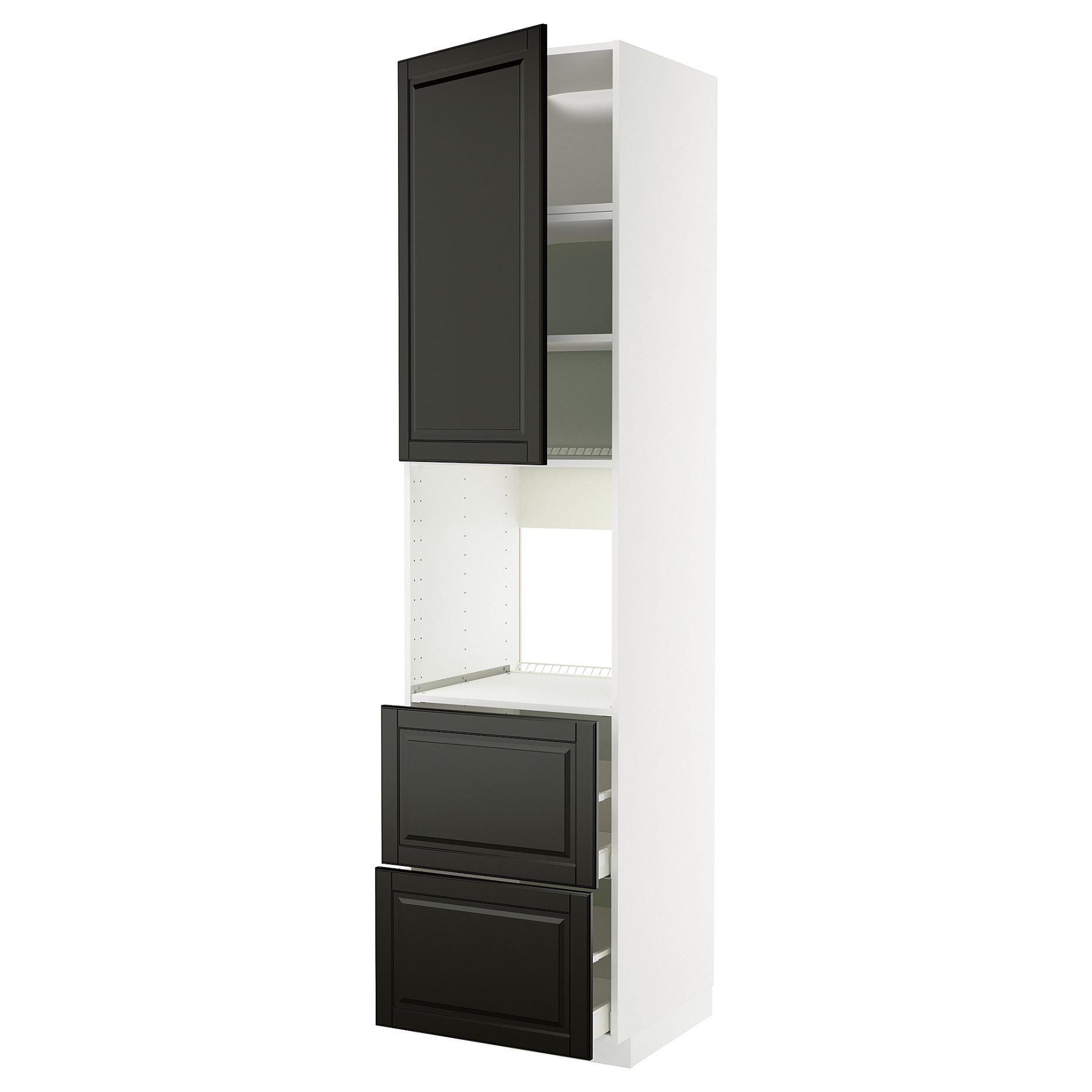 METOD/MAXIMERA, висок шкаф за фурна + врата/2 чекм., 795.790.31