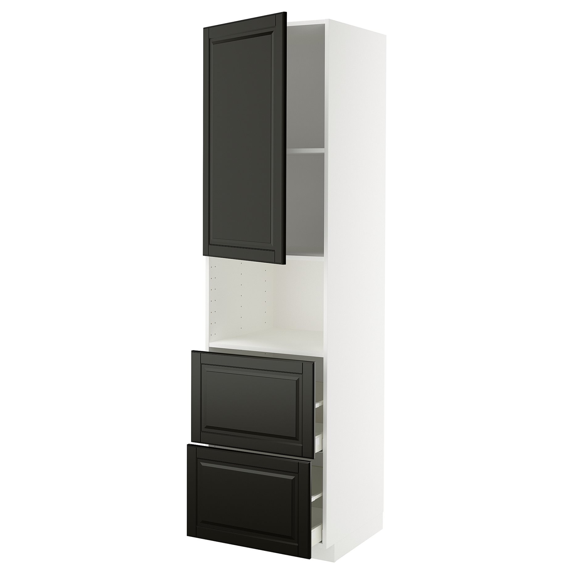 METOD/MAXIMERA, висок шкаф за микр. фурна, врата/2 чекм., 795.791.06