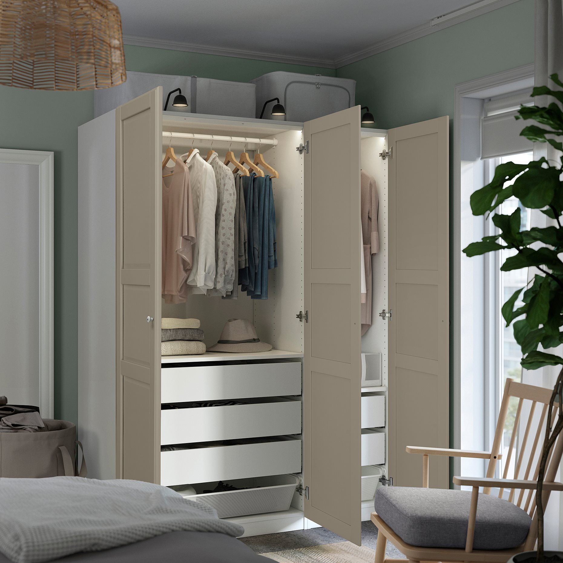 PAX/TYSSEDAL, Гардероб - комбинация, 795.908.49