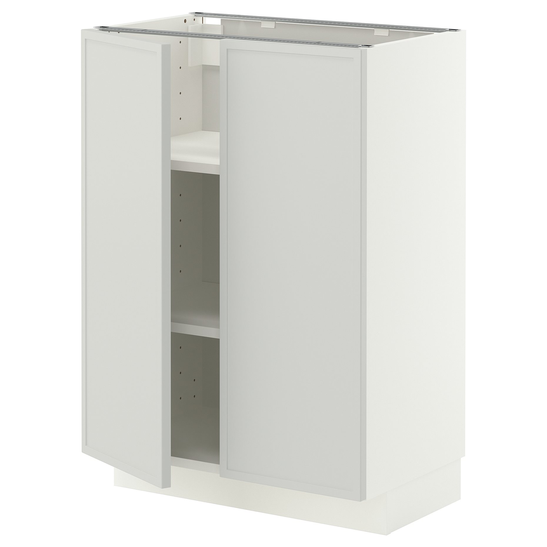 METOD, долен шкаф с рафтове/2 вратички, 60x37 см, 796.053.13