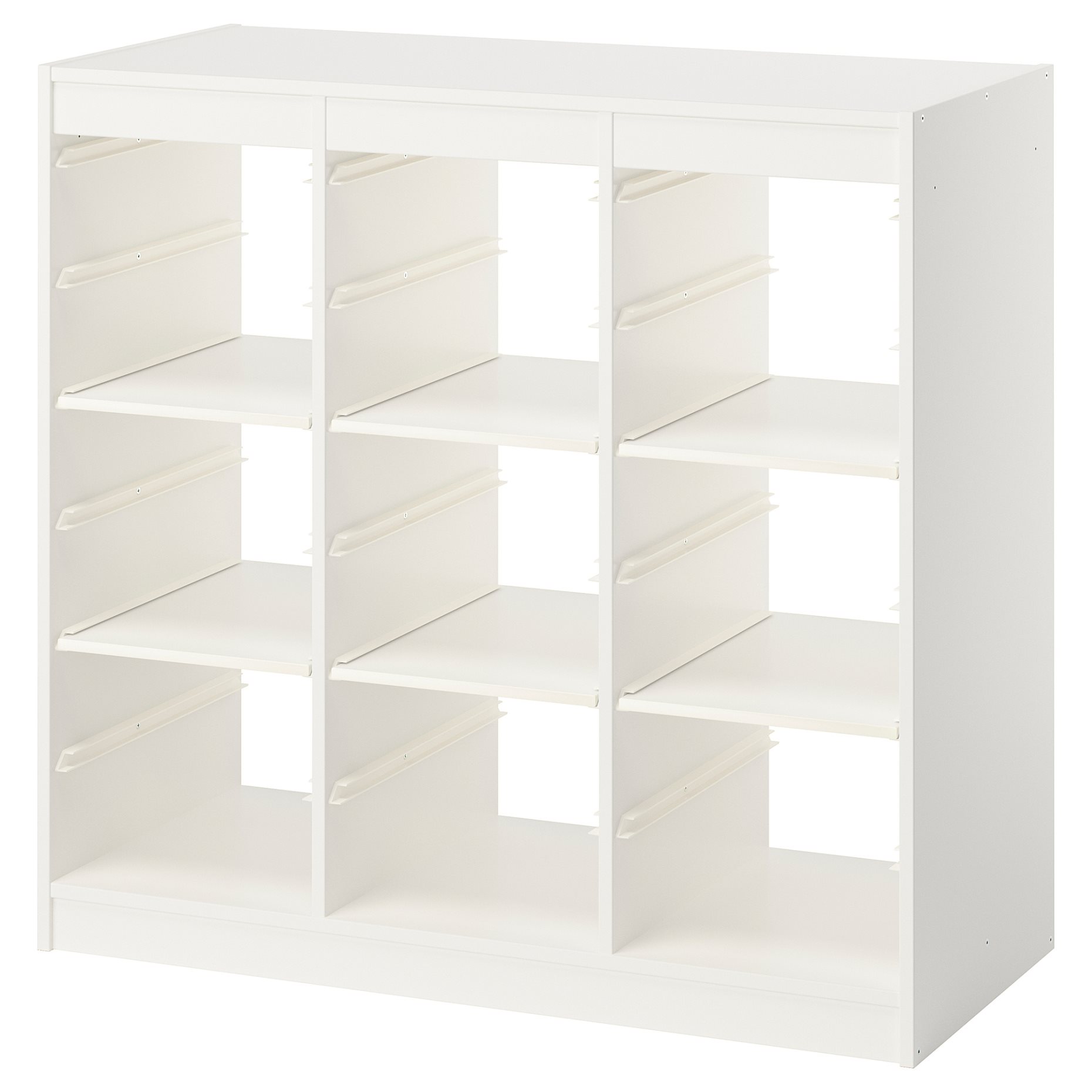 TROFAST, комбинация за съхранение с рафтове, 99x44x94 см, 796.131.53
