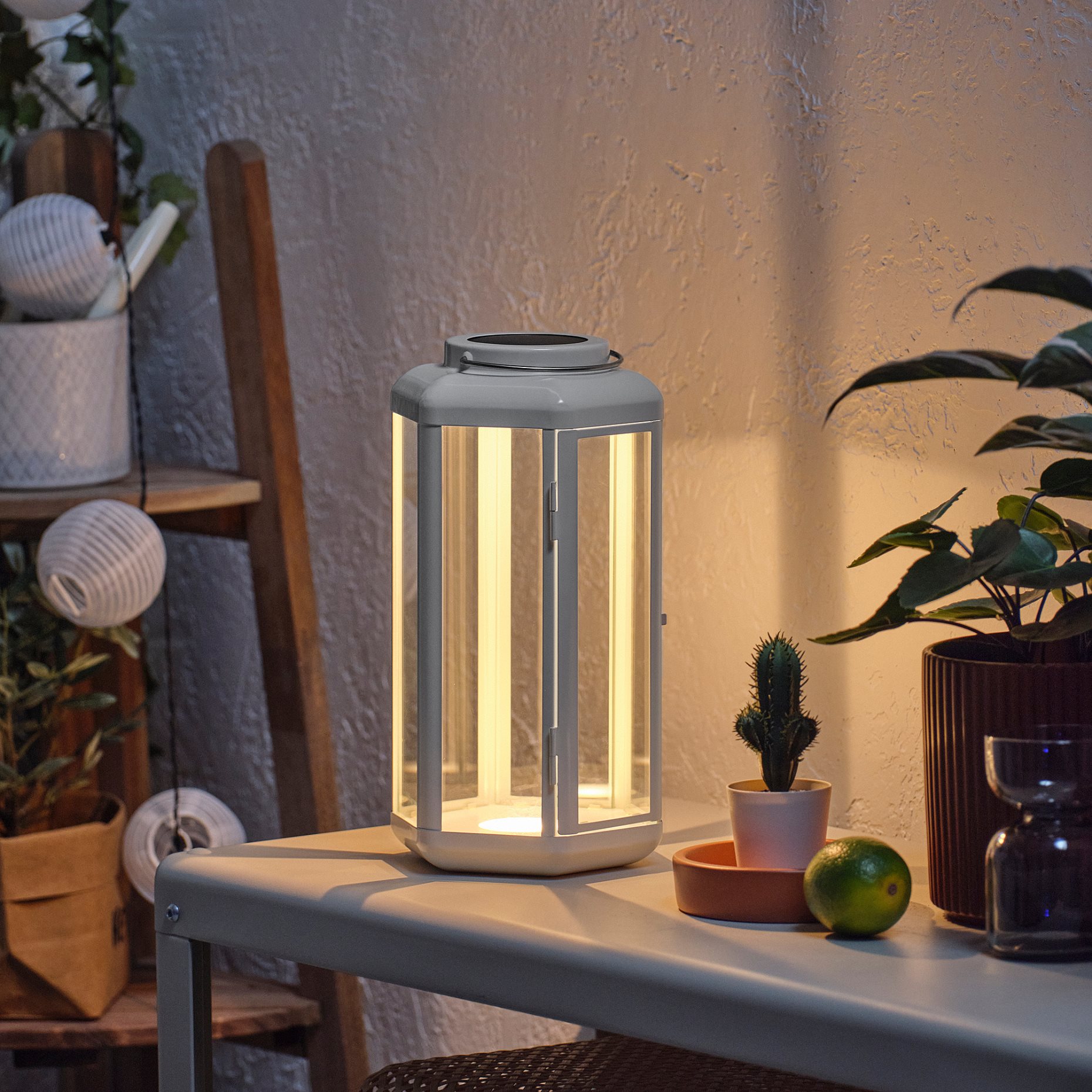 SOLVINDEN, LED настолна лампа, соларна, 805.935.40
