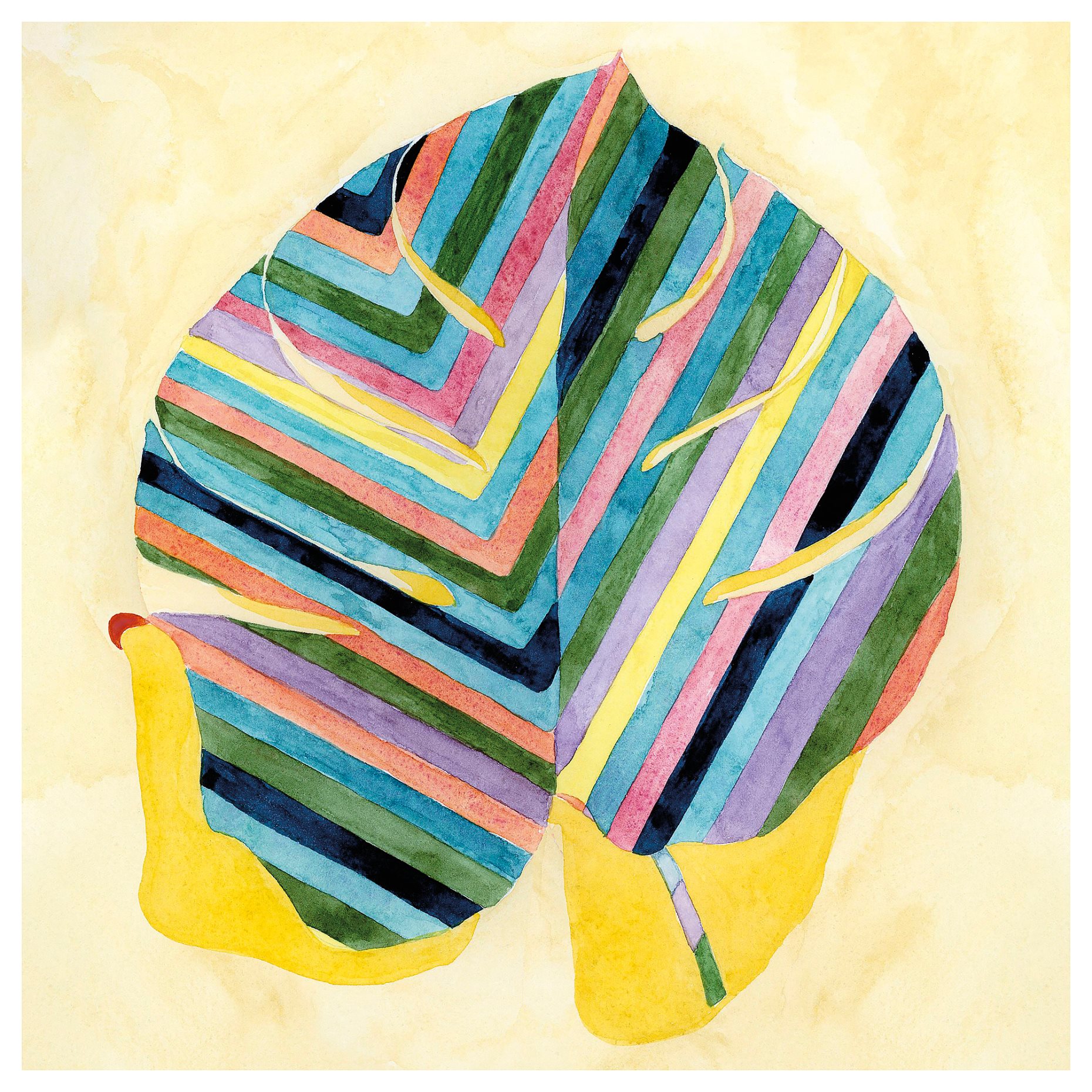 PJÄTTERYD, картина, "Листо на ивици", 90x90 см, 806.234.48