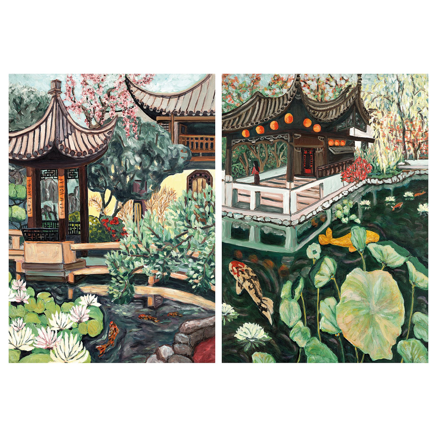 PJÄTTERYD, картина, "Красива беседка", 50x70 см, 806.234.67