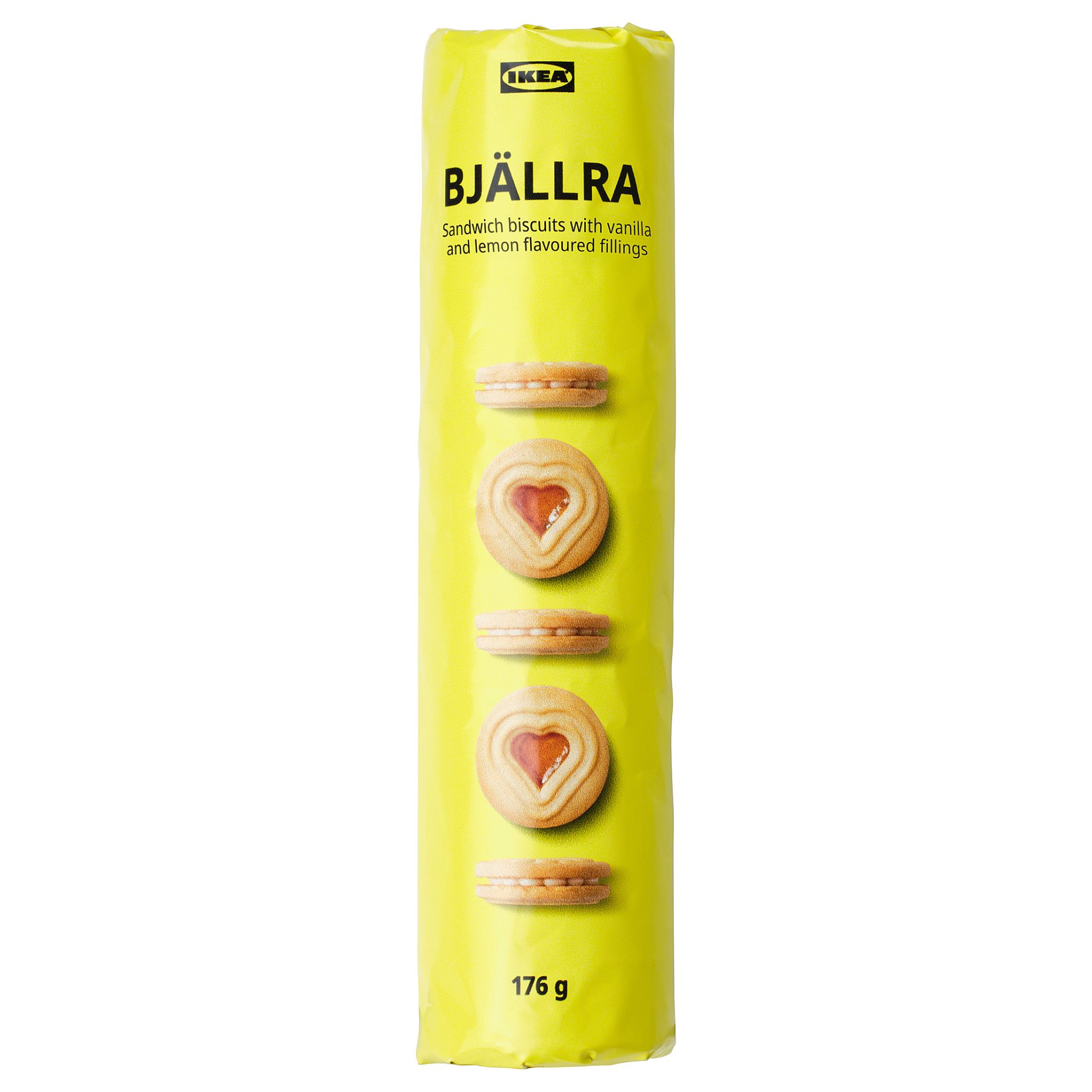 BJÄLLRA, Бисквити с пълнеж с лимонов вкус, 176 г, 806.270.88