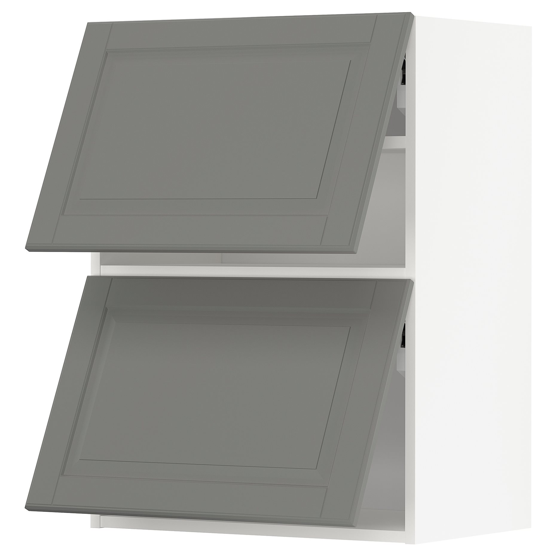 METOD, стенен хоризонтален шкаф с 2 врати, 60x80 см, 893.919.29