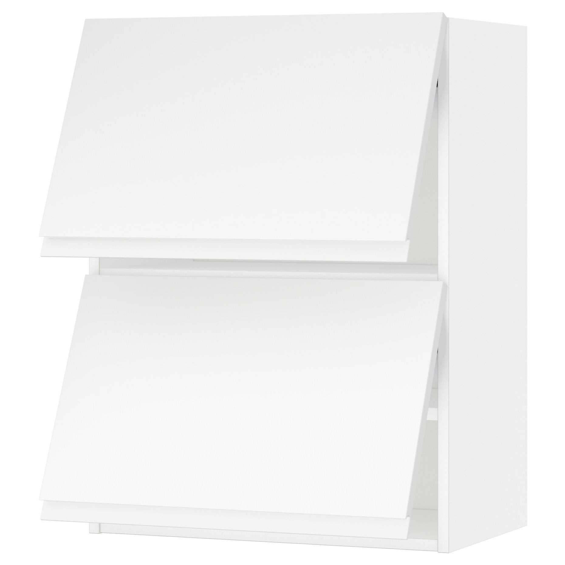 METOD, стенен хоризонтален шкаф с 2 врати, 60x80 см, 893.919.48