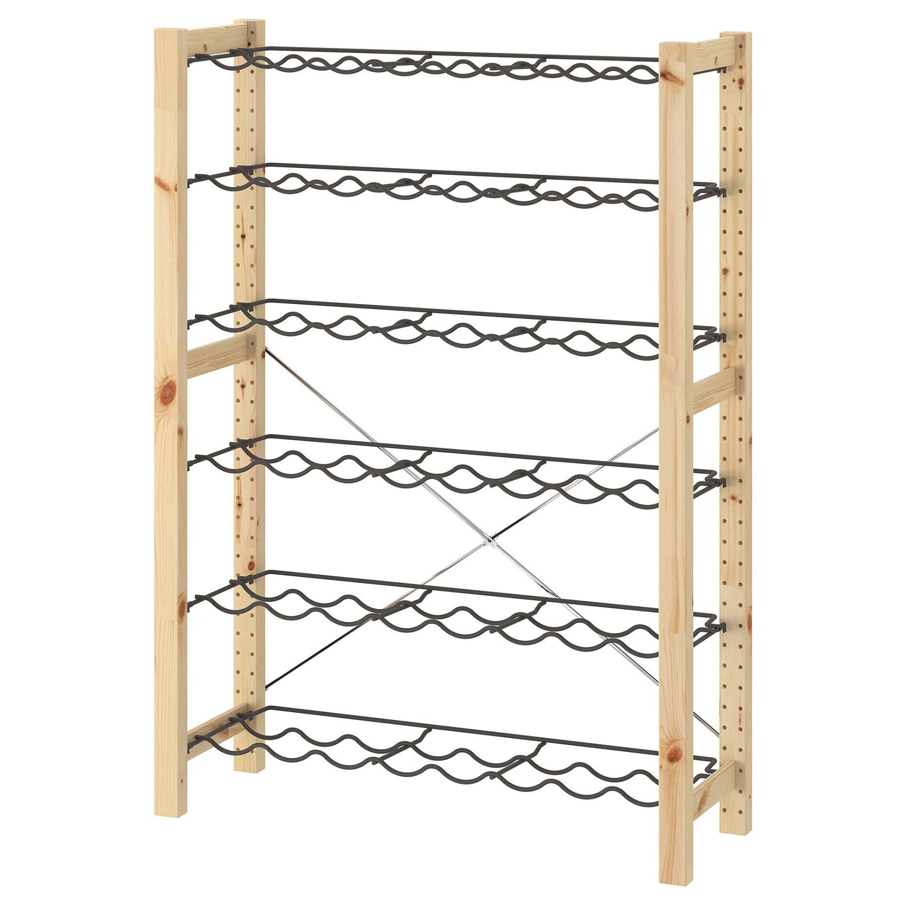 IVAR, 1 модул/етажерка за бутилки, 894.038.14