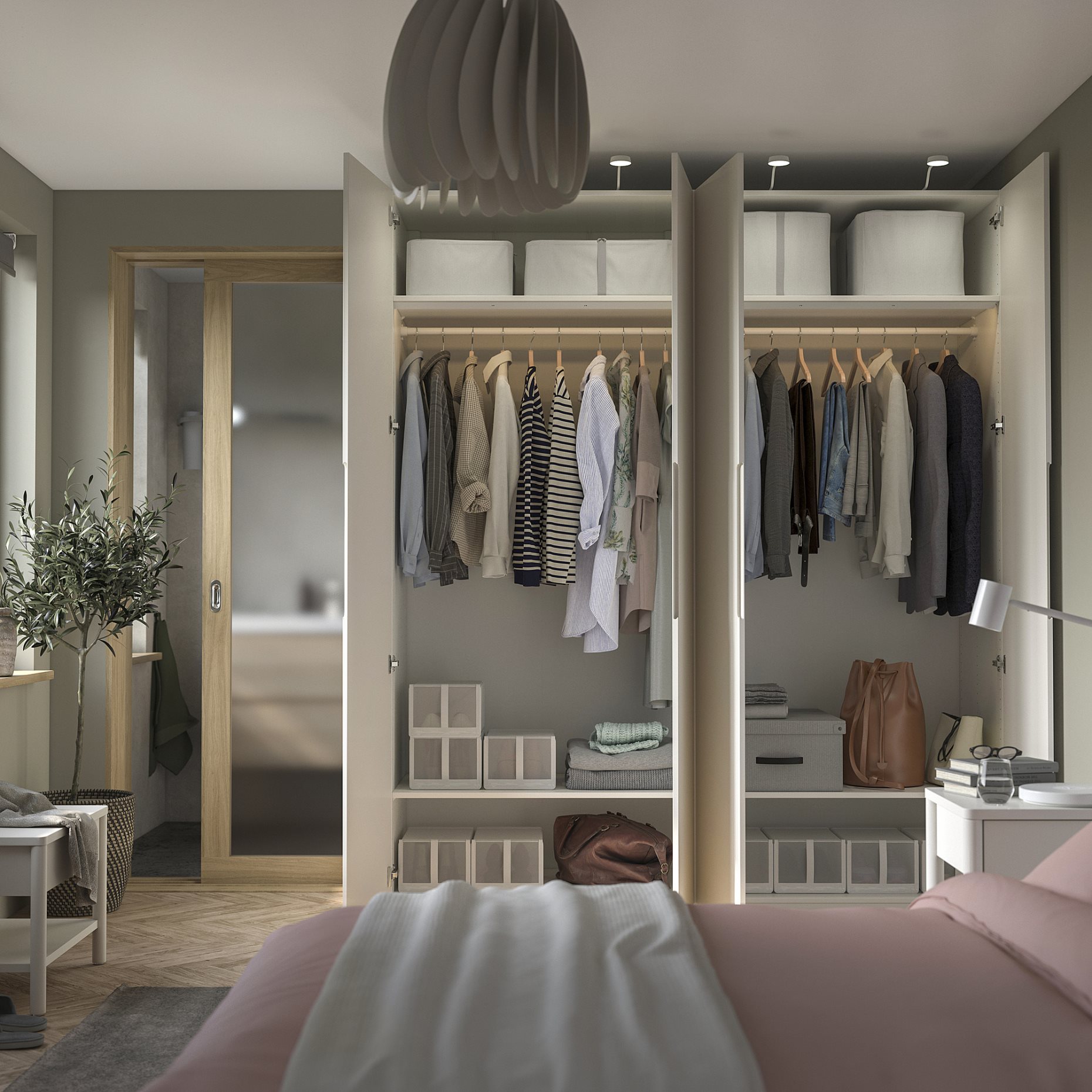 PAX/TONSTAD, Гардероб - комбинация, 895.490.91