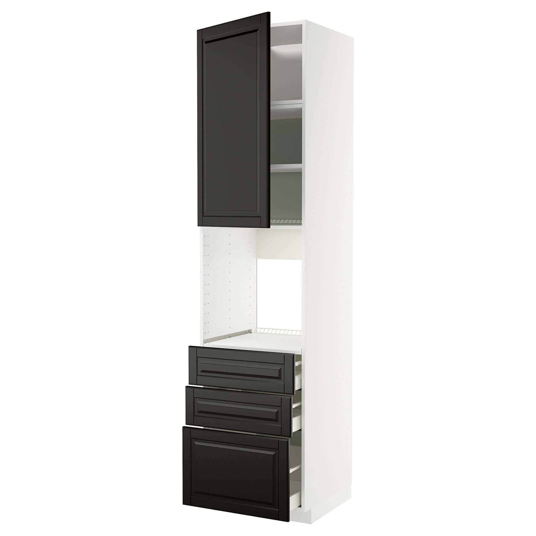 METOD/MAXIMERA, висок шкаф за фурна с врата/3 чекм., 895.787.38