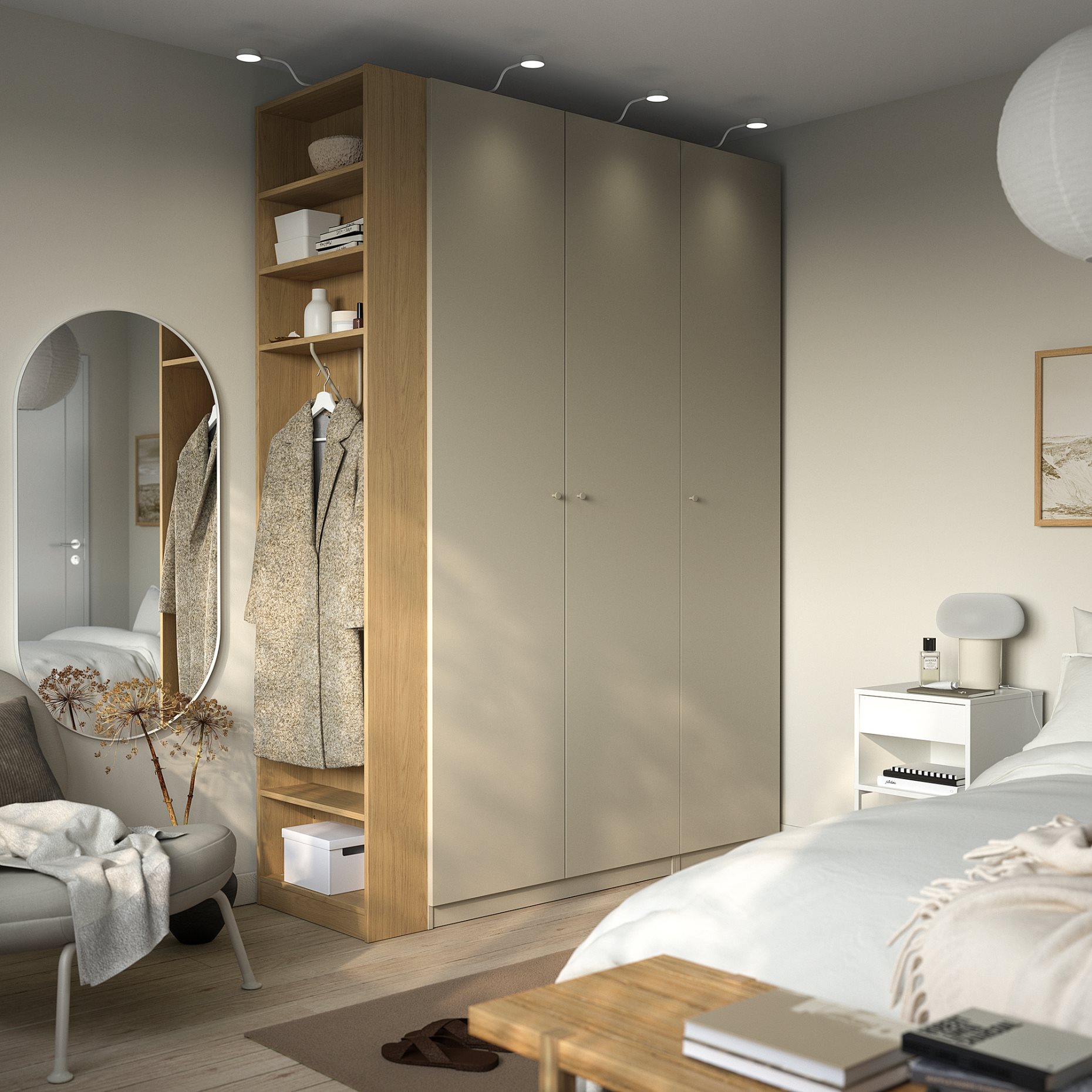 PAX/FORSAND, гардероб - комбинация, 896.069.15