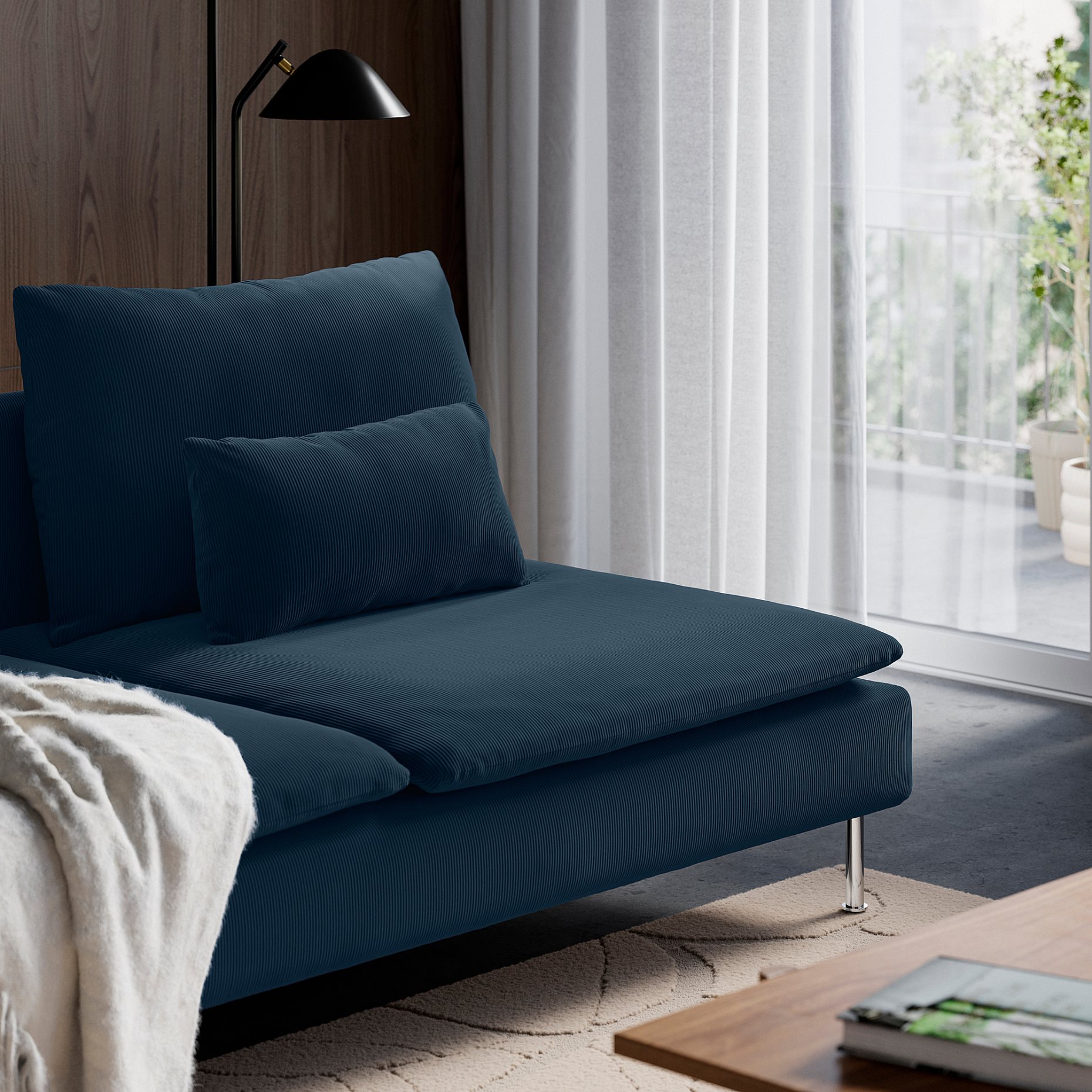 SÖDERHAMN, ъглов диван, 3 места, 896.221.66