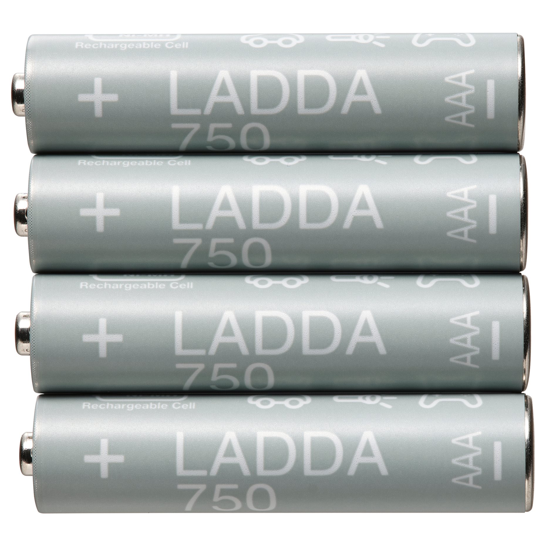 LADDA, акумулаторна батерия, ААА, 4бр. в к-т, 905.098.19