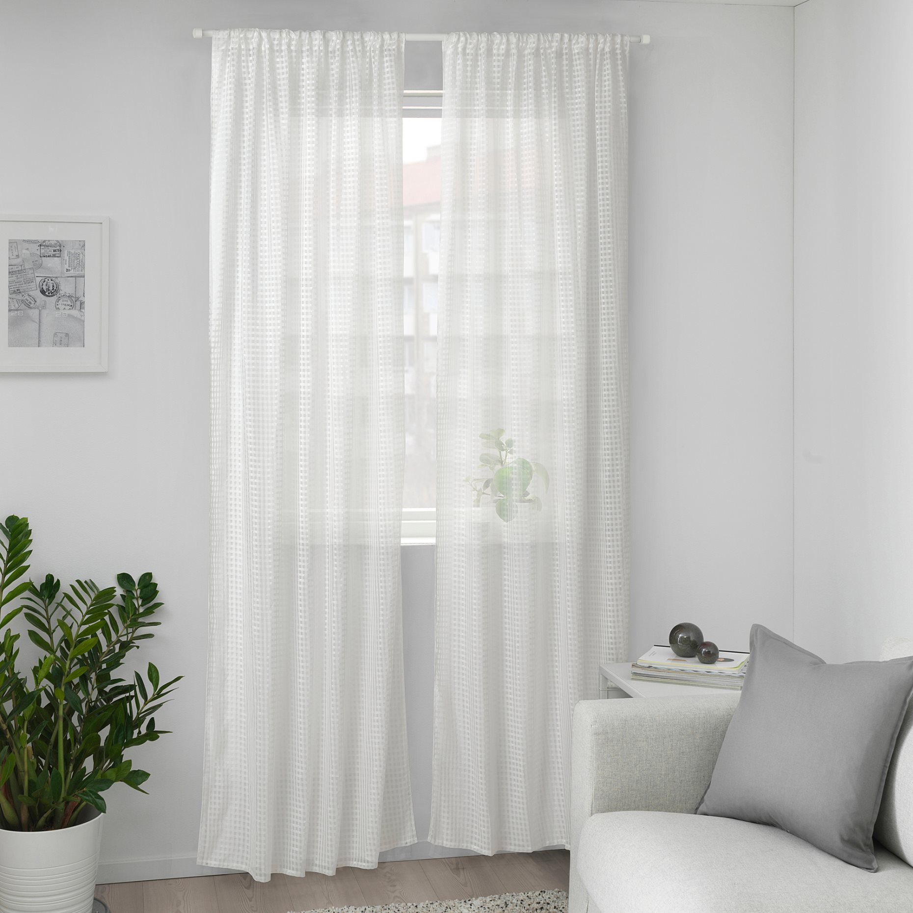 SANDDÅDRA, прозрачни завеси, к-т 2 бр, 905.489.72