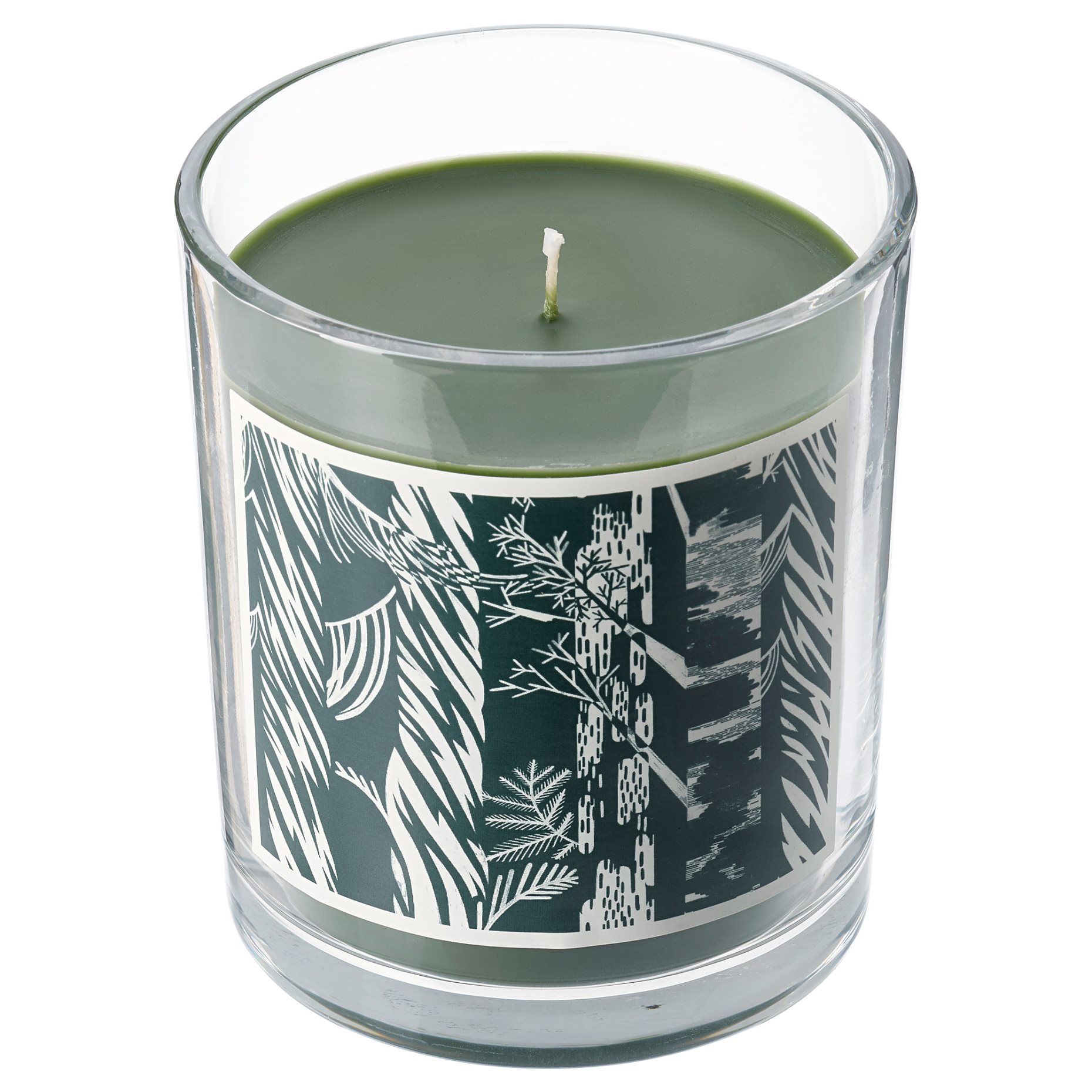 JÄMTSKOGEN, ароматна свещ в стъклена чашка, кипарис и евкалипт, 905.524.26