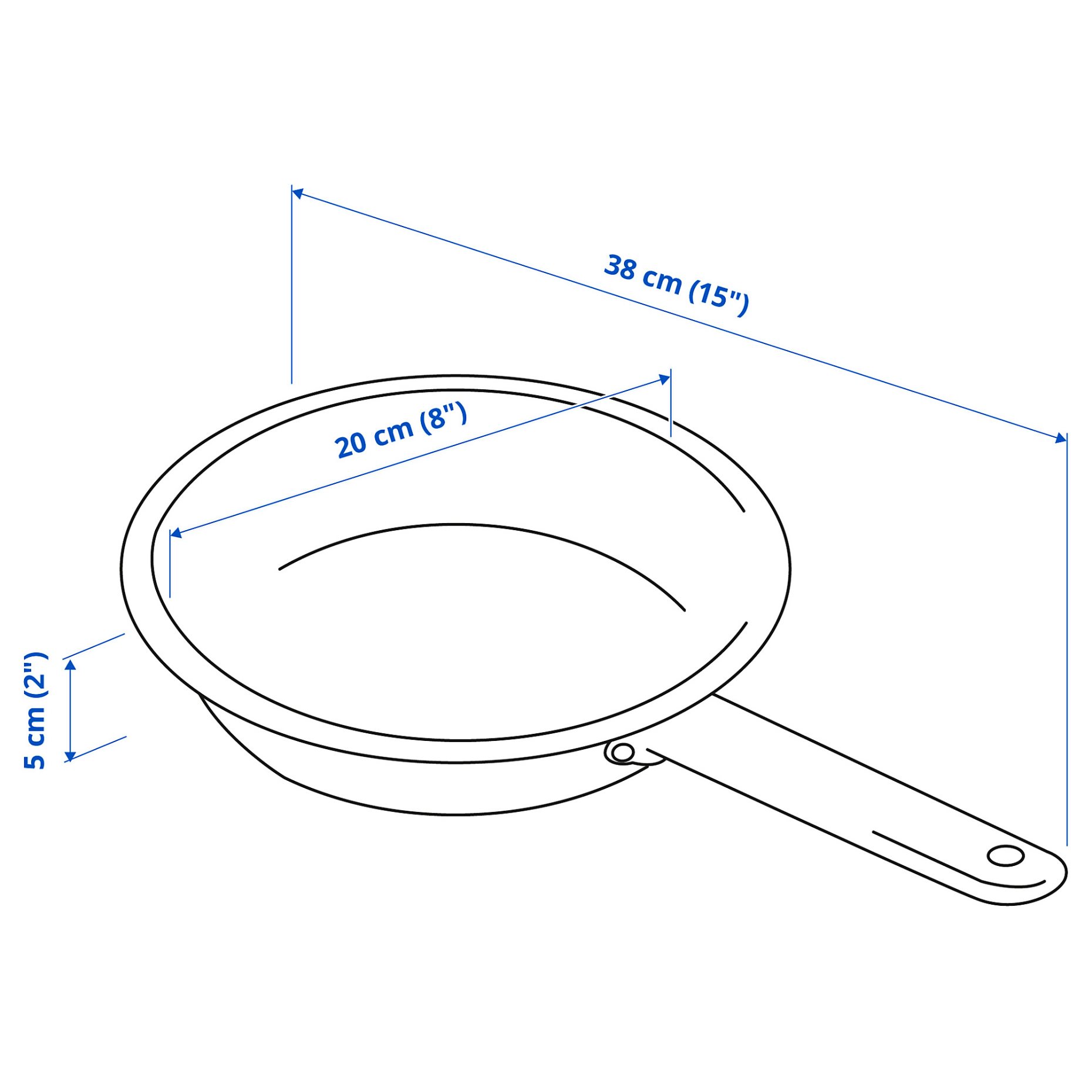IKEA 365+, тиган за пържене, незалепващо покритие, 905.806.98