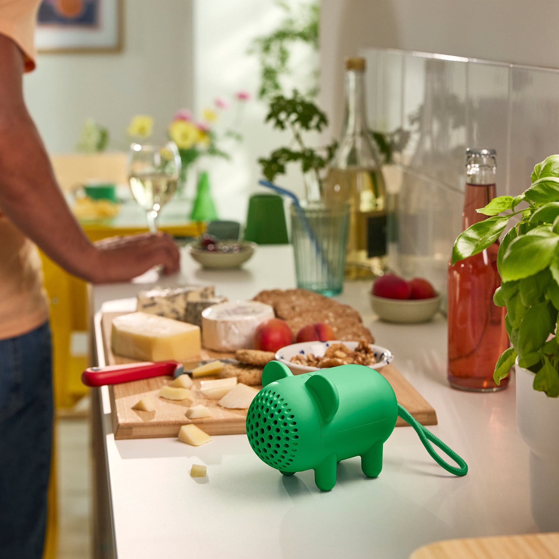 GREJSIMOJS, преносима Bluetooth тонколона, мишка, 906.037.70
