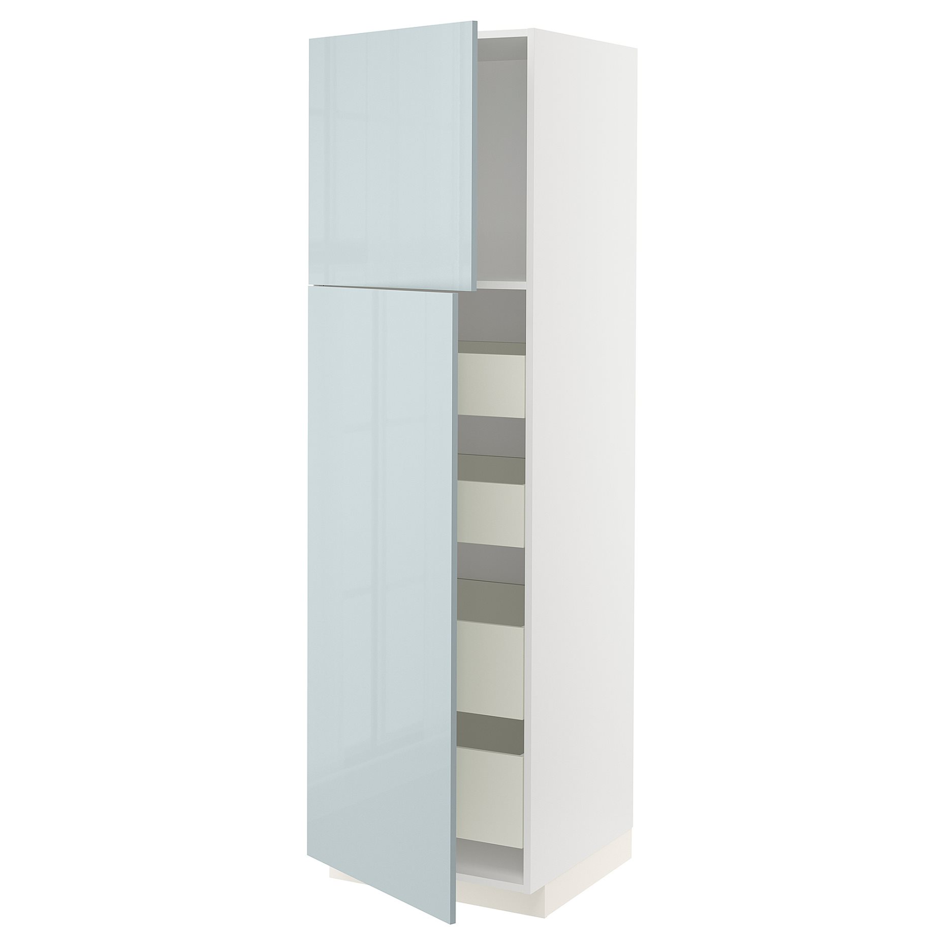 METOD/MAXIMERA, Висок шкаф с 2 врати/4 чекмеджета, 994.788.37