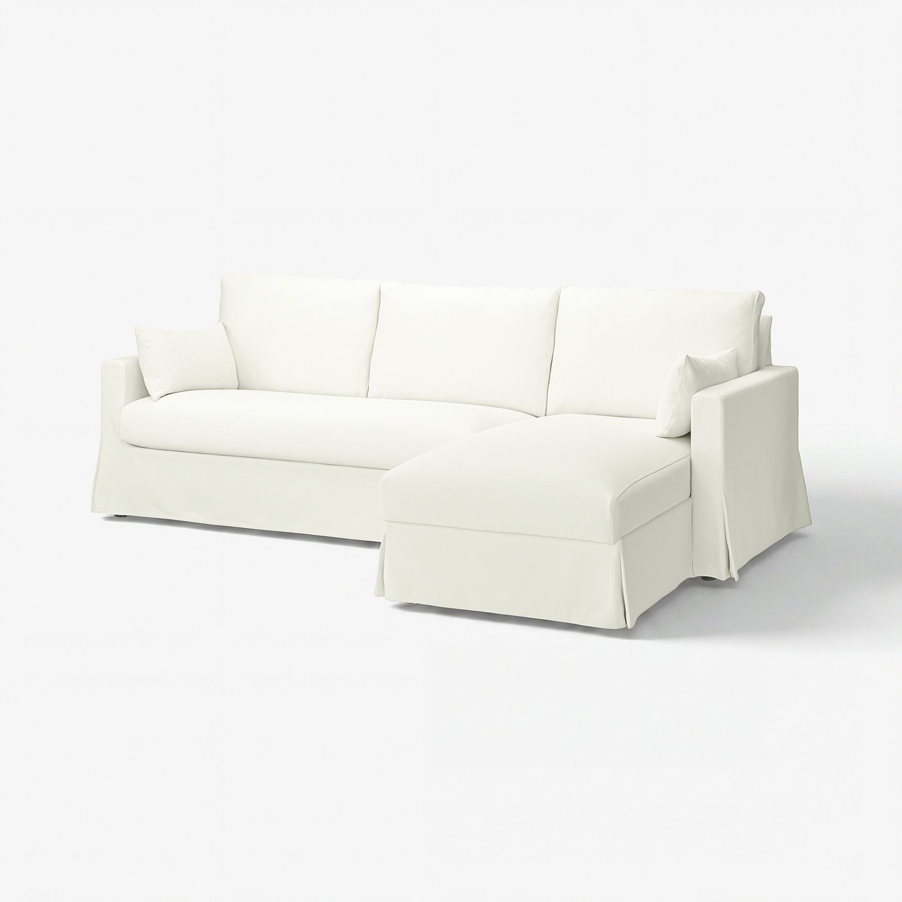 HYLTARP, 3-местен диван с лежанка, отдясно, 994.958.32