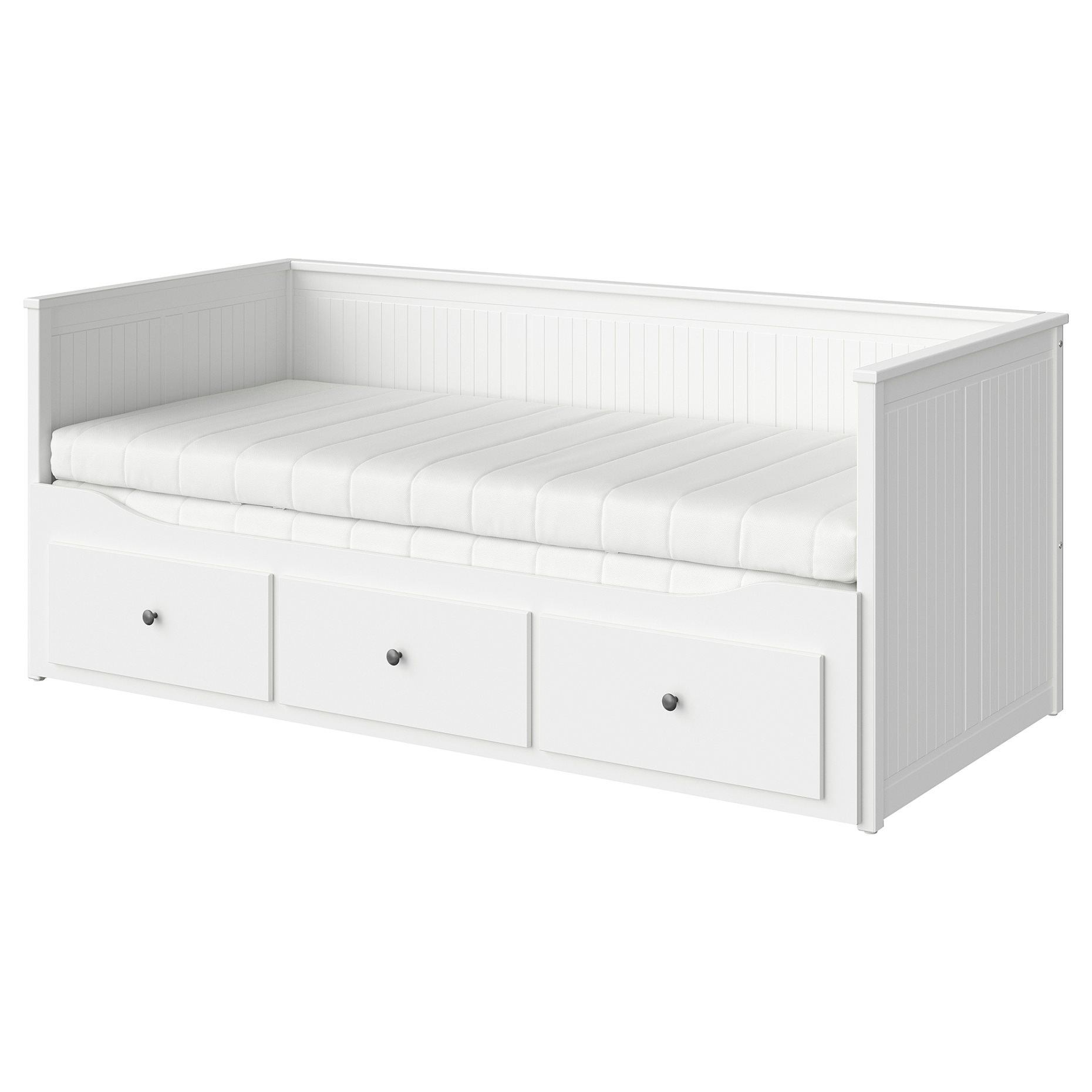 HEMNES, кушетка с 3 чекмеджета/2 матрака, 995.214.97