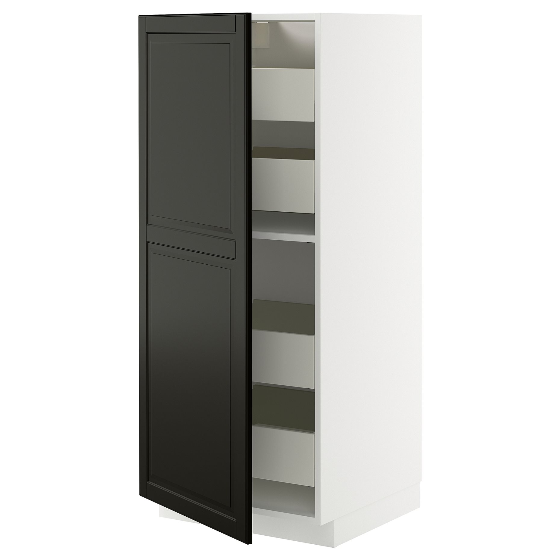 METOD/MAXIMERA, висок шкаф с чекмеджета, 995.788.32