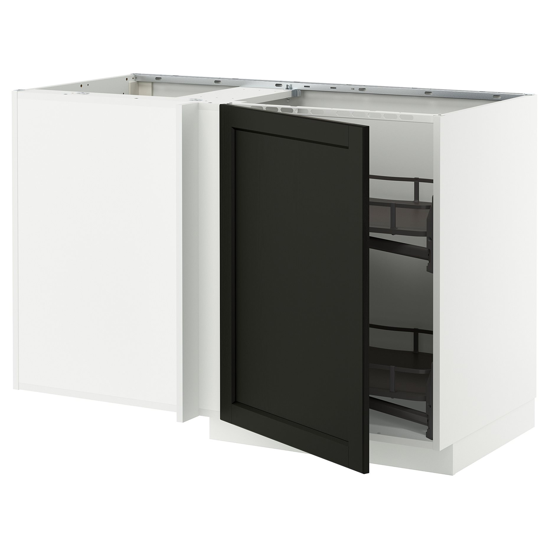 METOD, ъглов долен шкаф с подвижни фитинги, 995.851.30